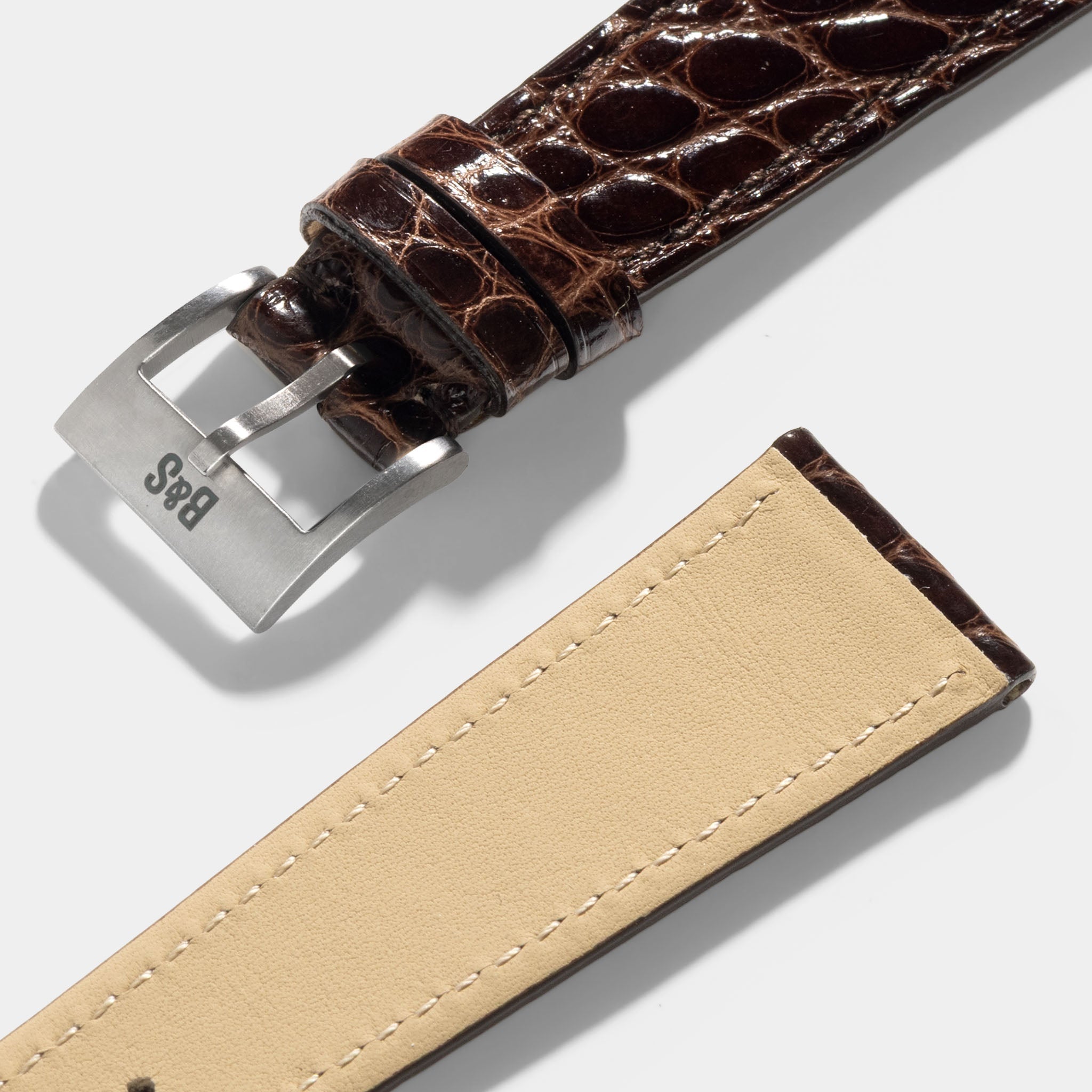 Strap for Patek Philippe 130/533 Chronograph - Deep Brown Alligator Watch Strap