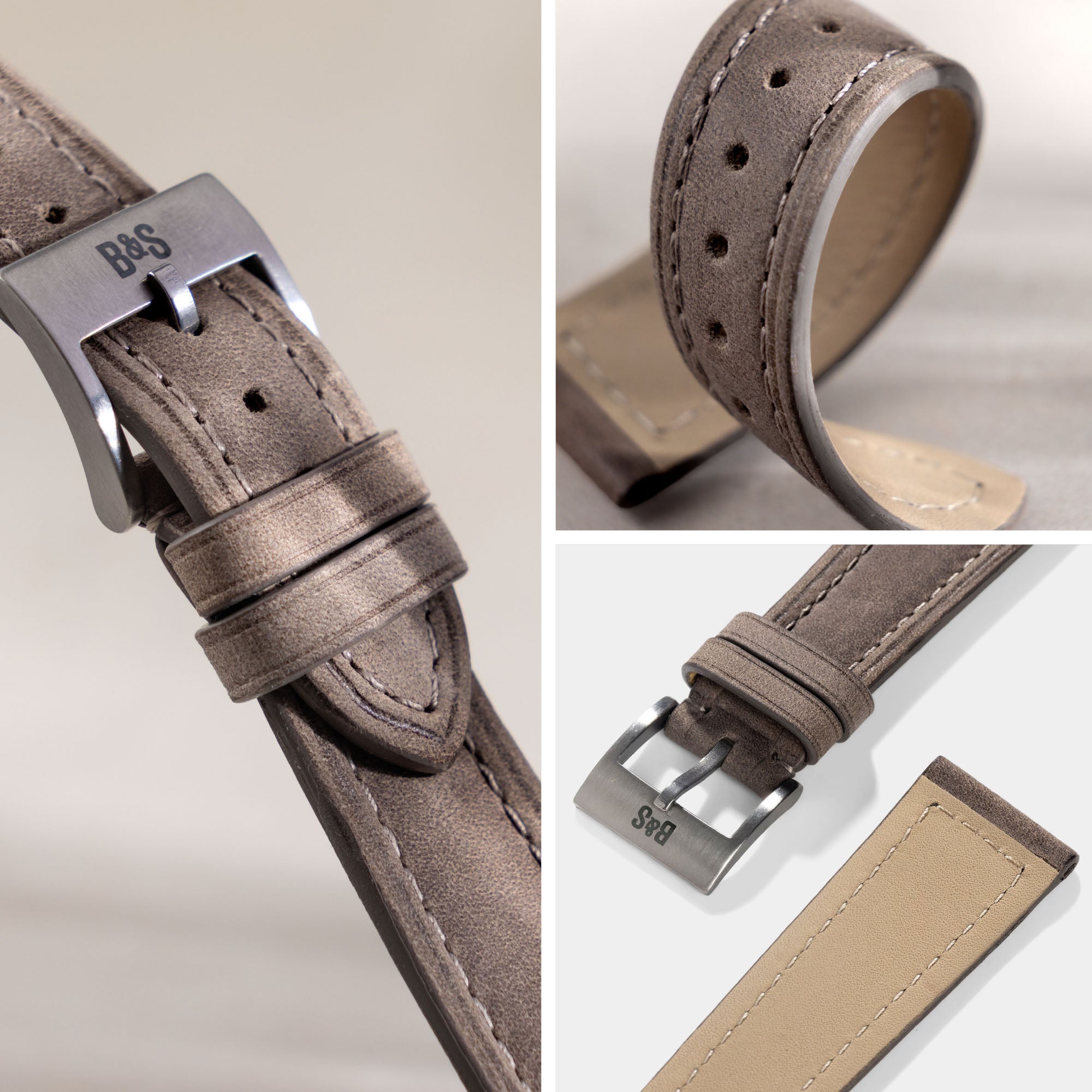 The Silky Route Taupe Strap - Jubilee Edition