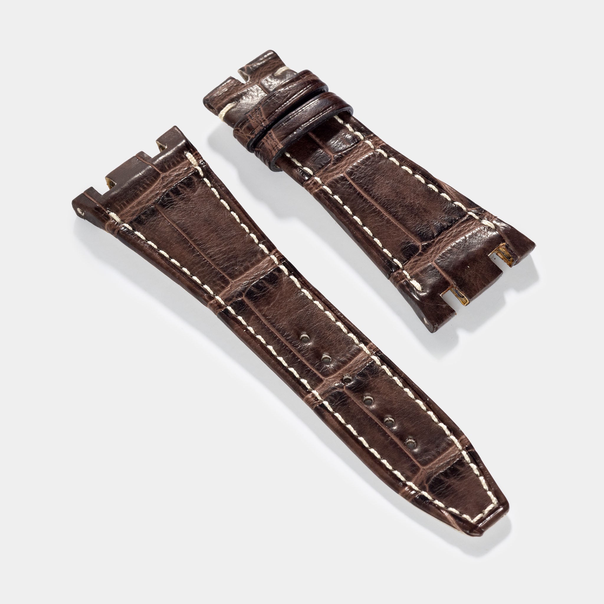 Brown_Alligator_leather_Watch_Strap_For_Audemars_piguet_royal_oak_39mm