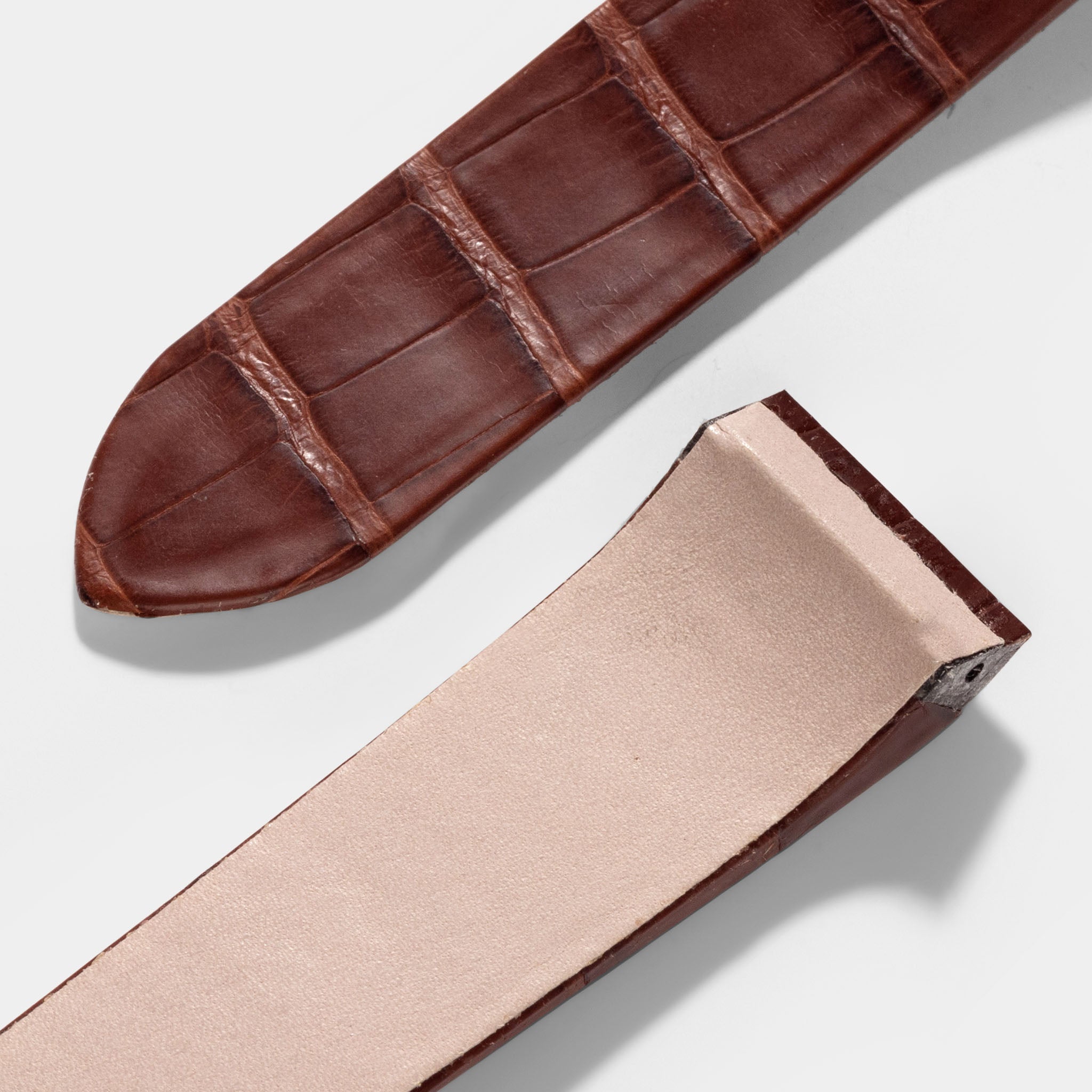 Luxury_Dark_brown_Alligator_leather_Watch_Strap_For_Cartier_Santos_100_XL