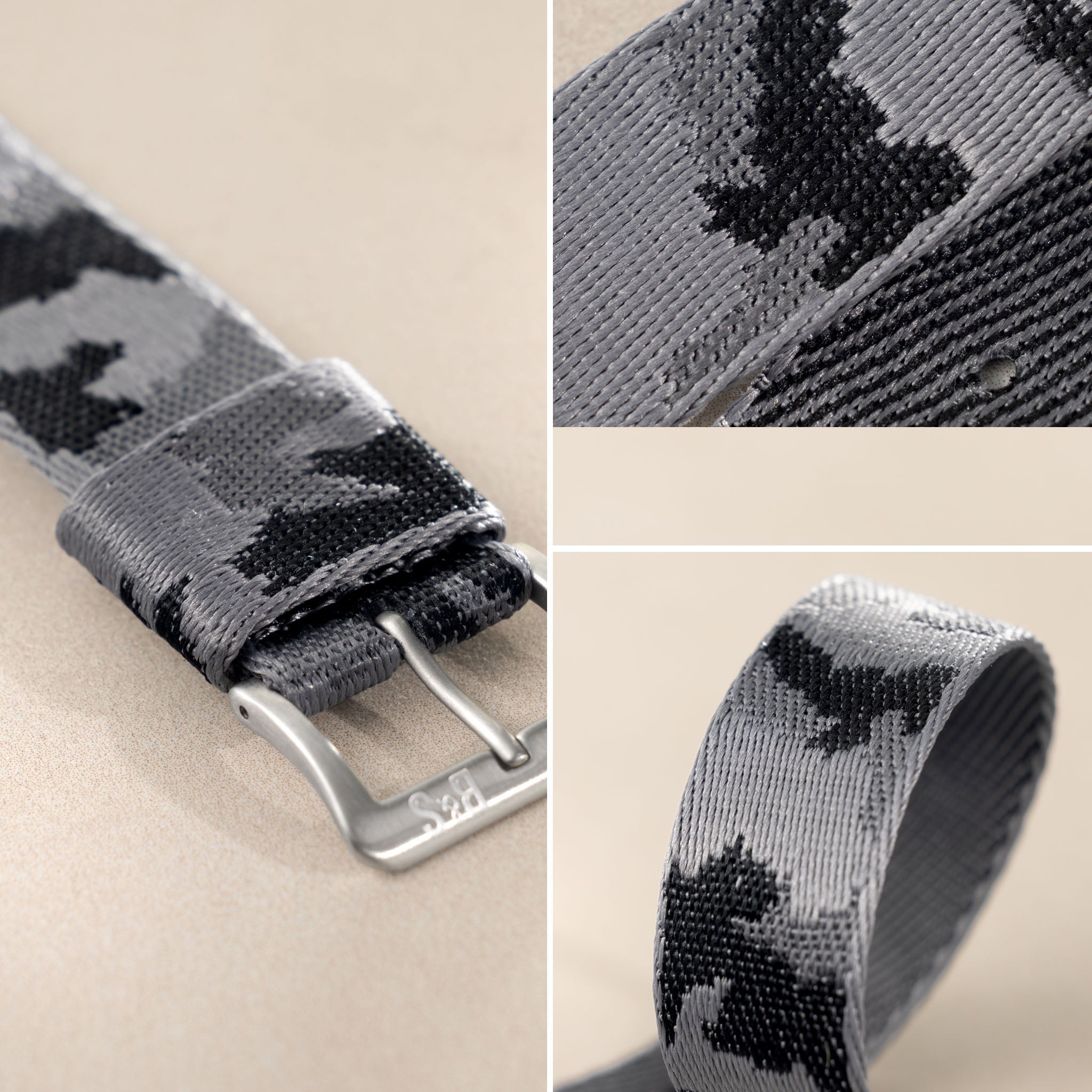 Grey_Camo_Jacquard_Nato_Watch_Strap_Fine_Details