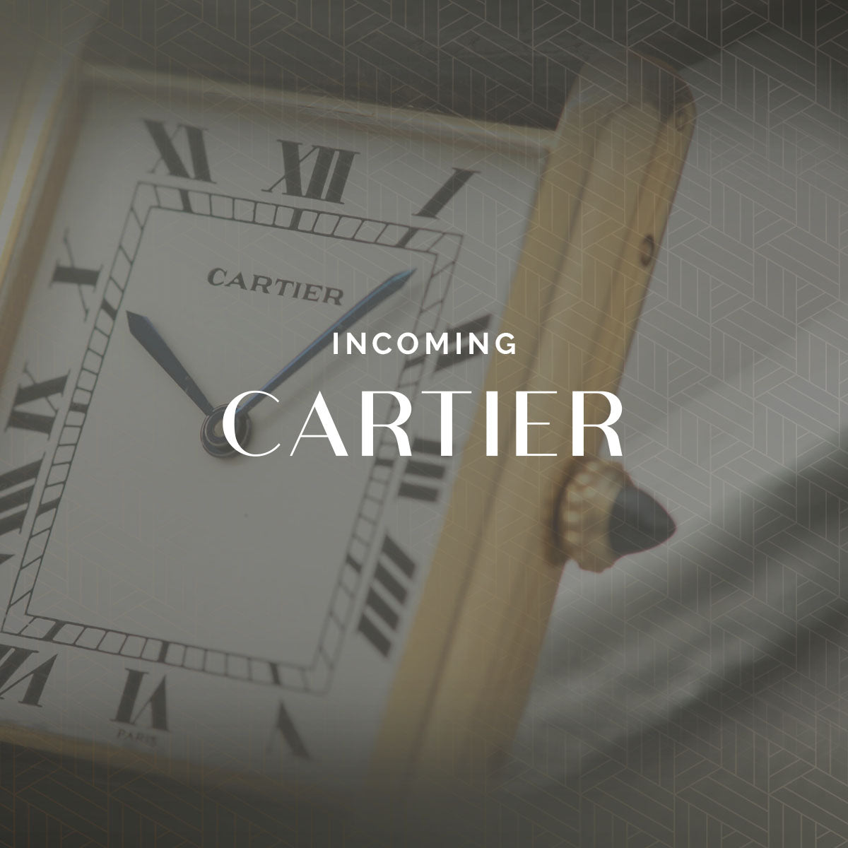 Cartier Santos Octagon Referenz 2965 in Gelbgold mit Ferrite Stein Zifferblatt und Originalem Diamantenbesatz - Vorschau