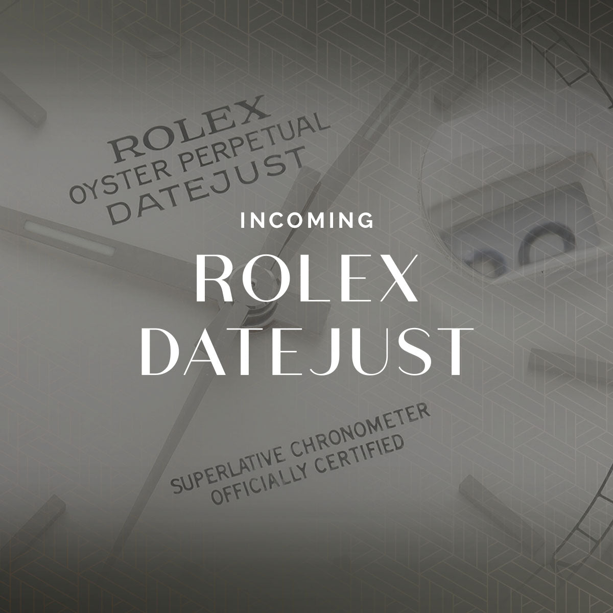 Rolex Datejust ref. 6305 Ovettone with "Swiss only" red writing dial and Roulette date - incoming