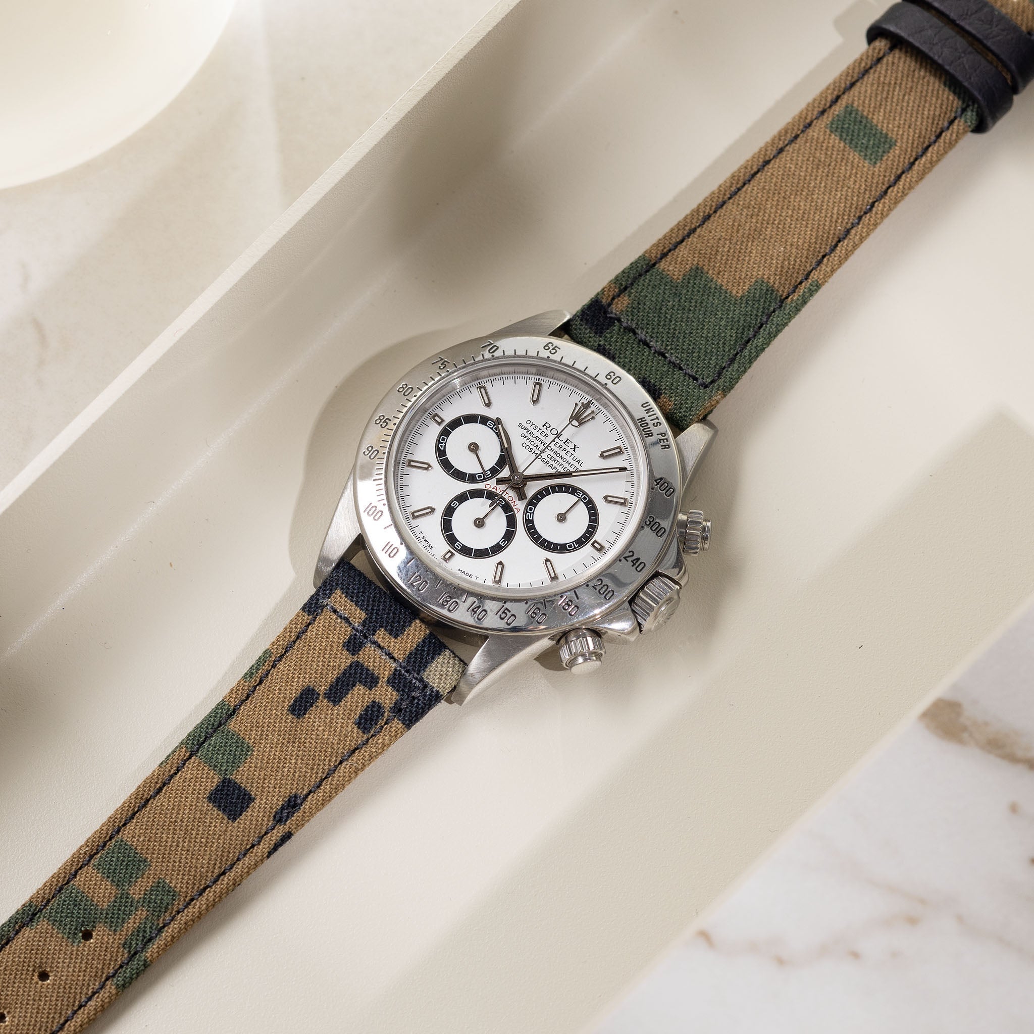 Uhrenarmband Central Park – Einzelstücke aus originalem USMC Stoff - Jubiläumskollektion
