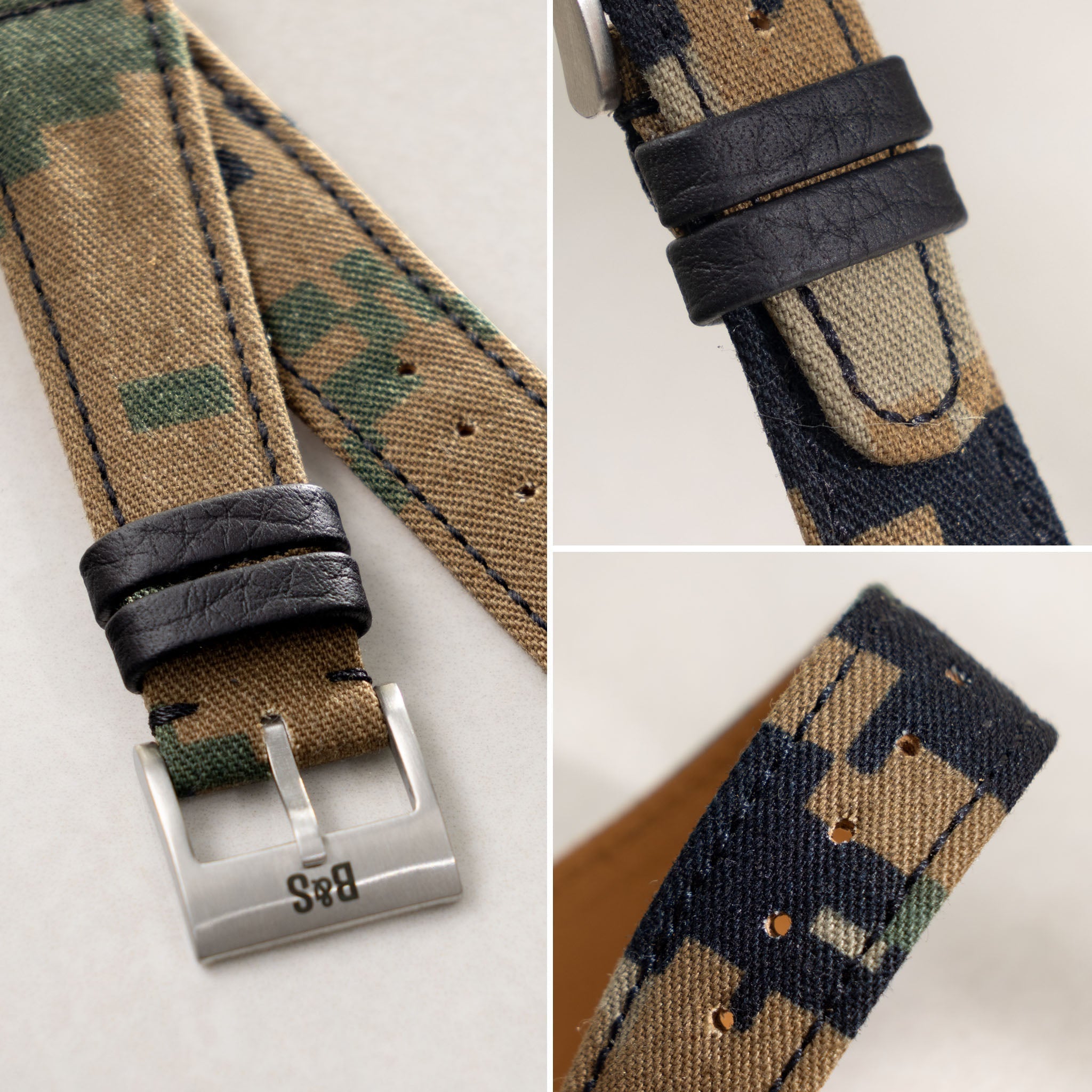 Uhrenarmband Central Park – Einzelstücke aus originalem USMC Stoff - Jubiläumskollektion