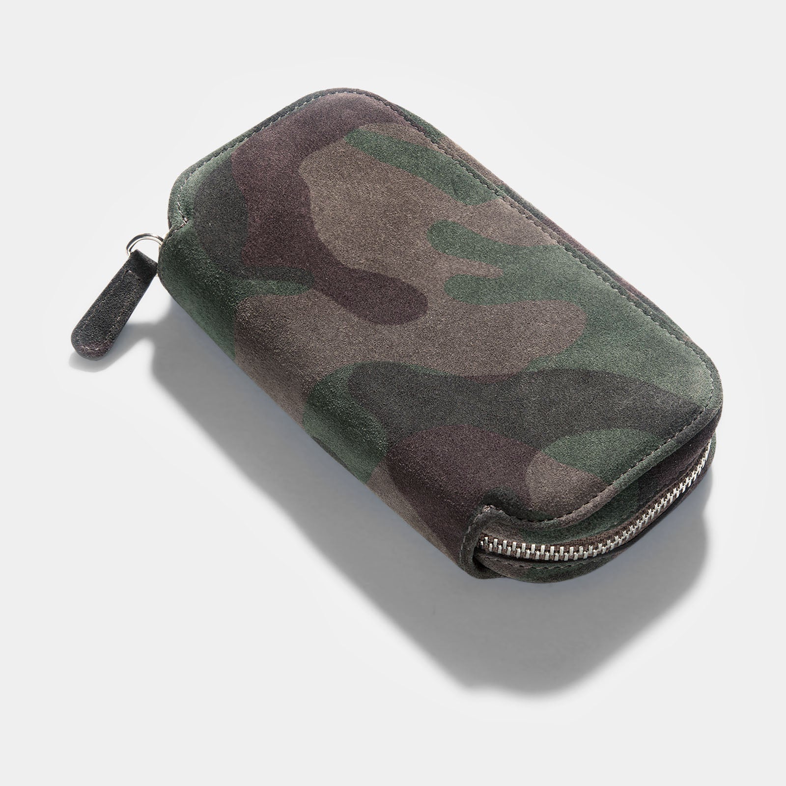 Zip Wildleder Uhrenetui Camo