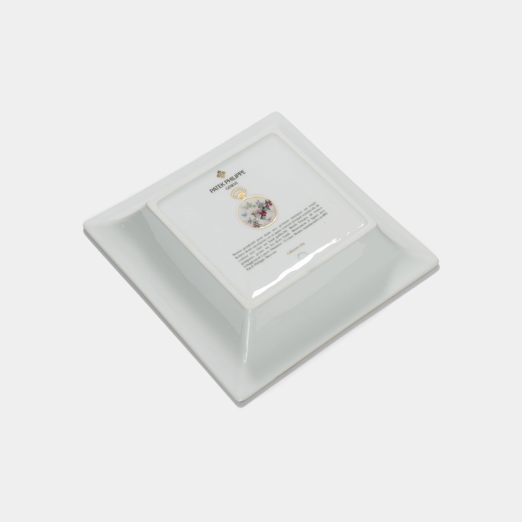 Patek Philippe Porcelan "Fower Motiv" Limoges Vide Poche Dish Trinket