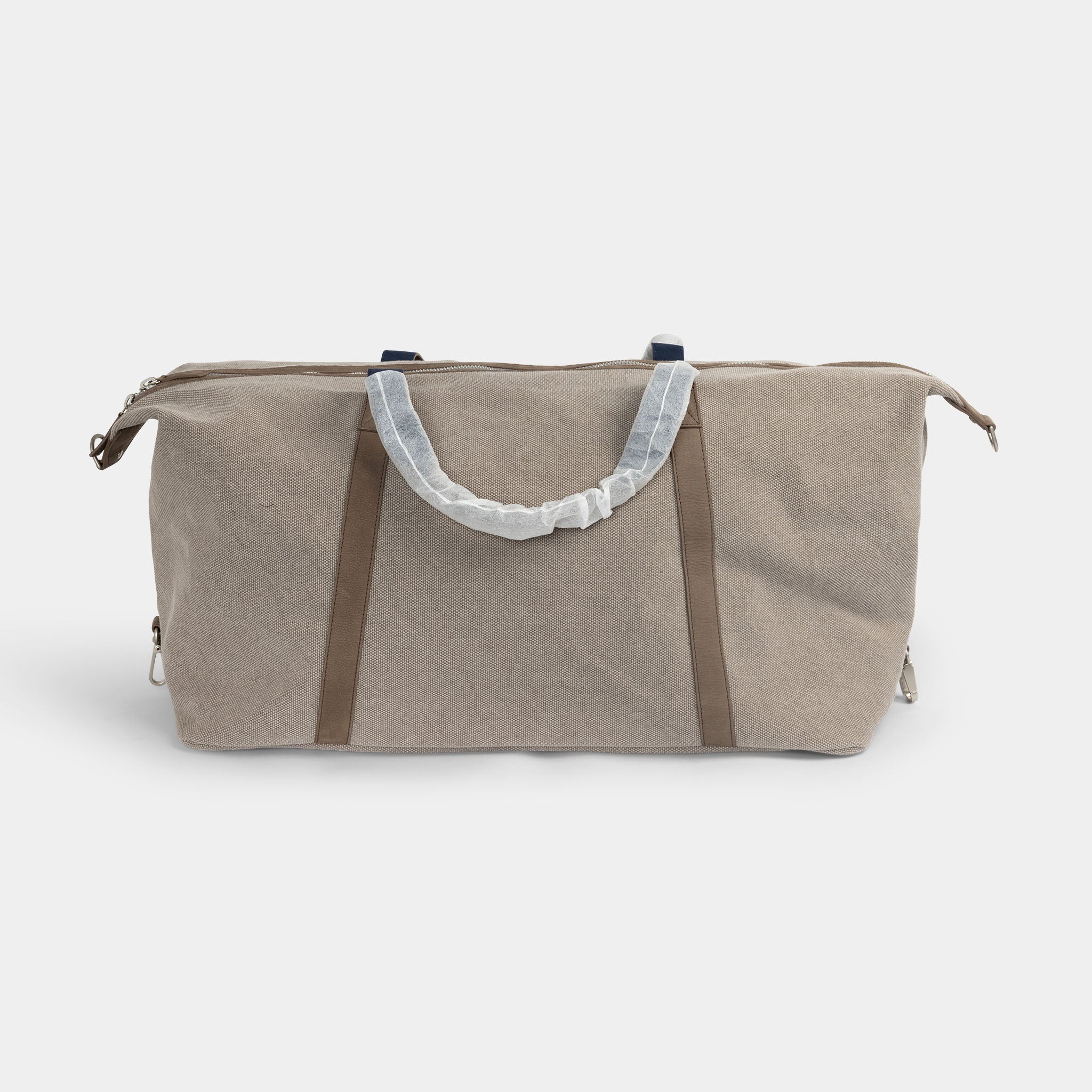 Rolex taupe grain canvas/ suede travel  Bag