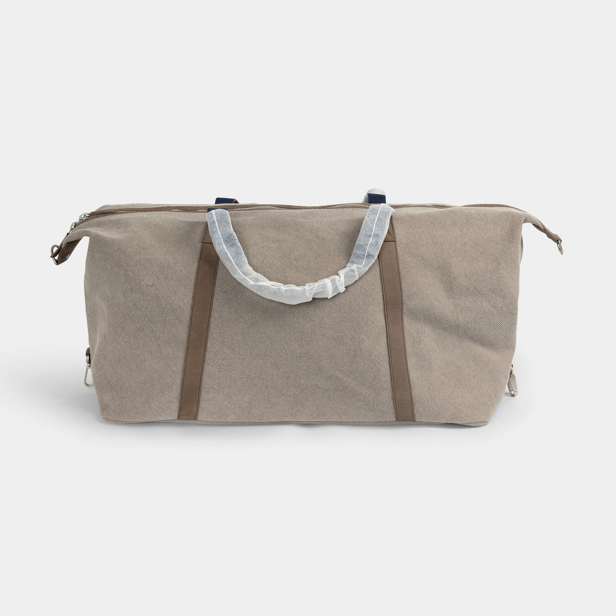 Rolex taupe grain canvas/ suede travel  Bag