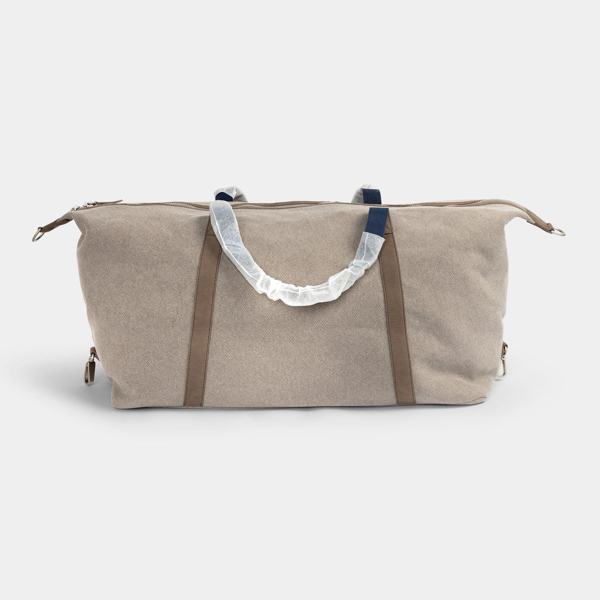 Rolex taupe grain canvas/ suede travel  Bag