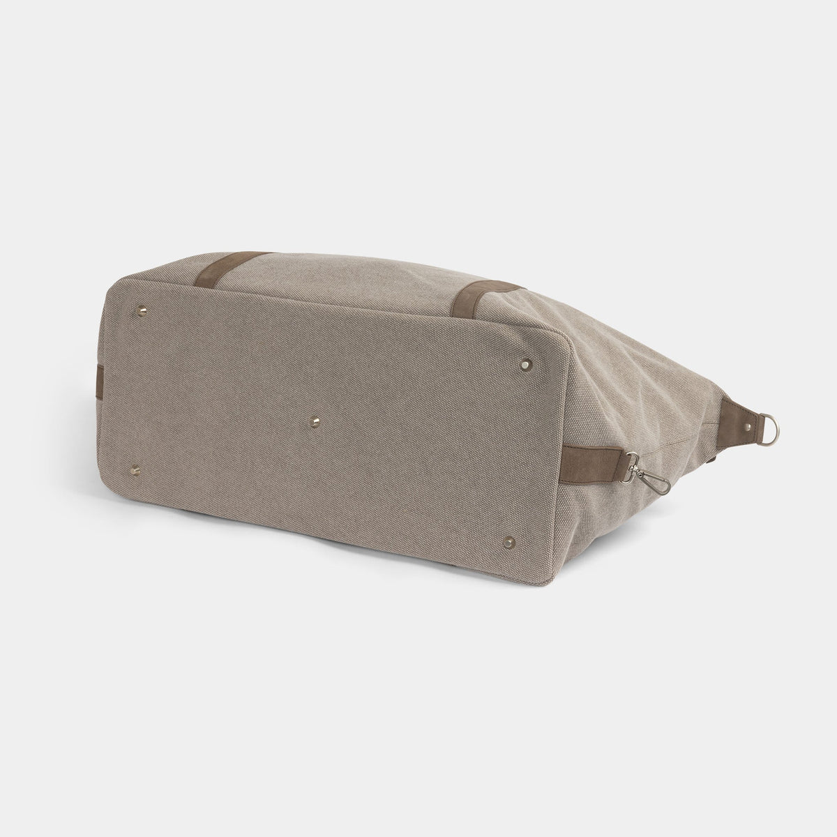 Rolex taupe grain canvas/ suede travel  Bag