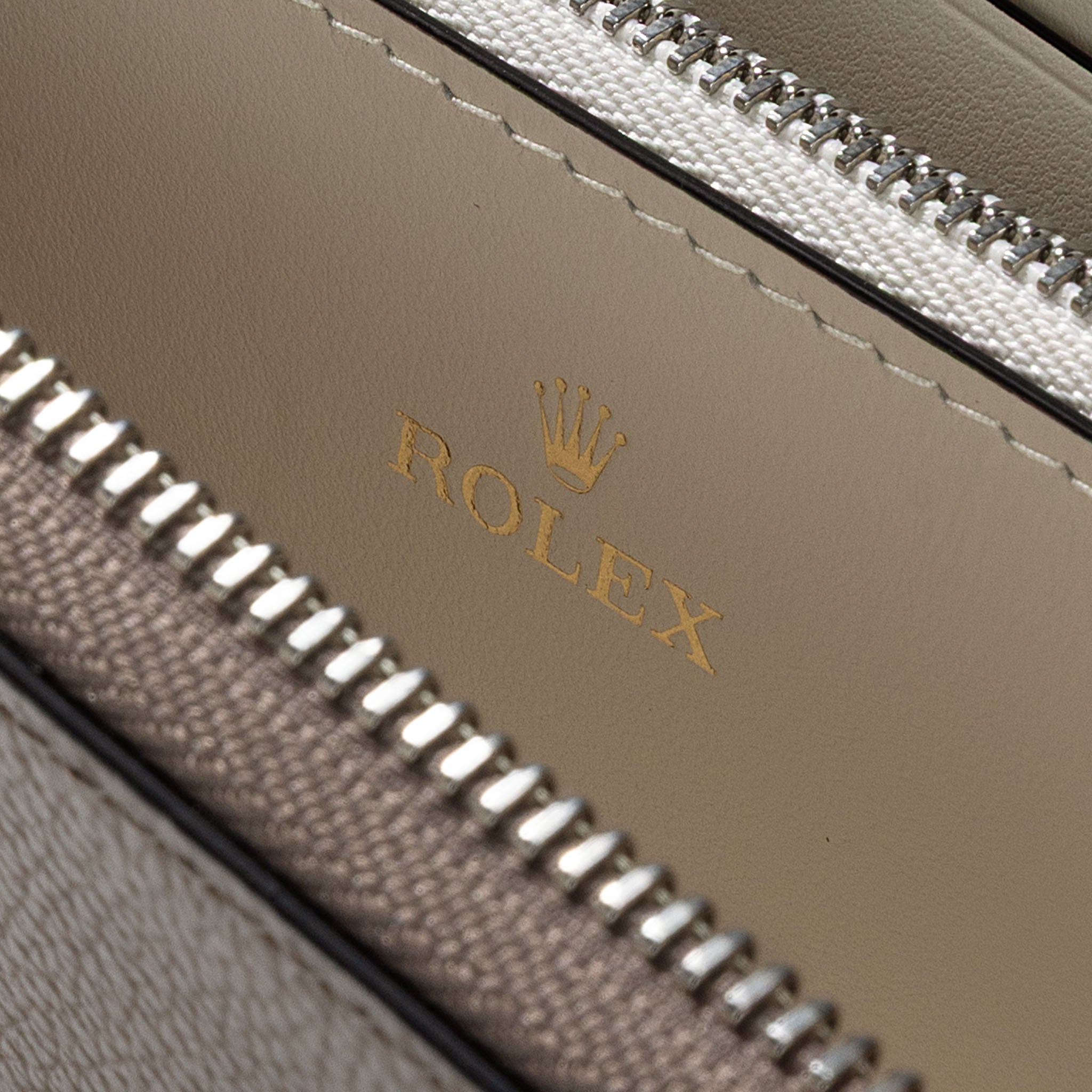 Rolex Taupe Colour Leather Wallet