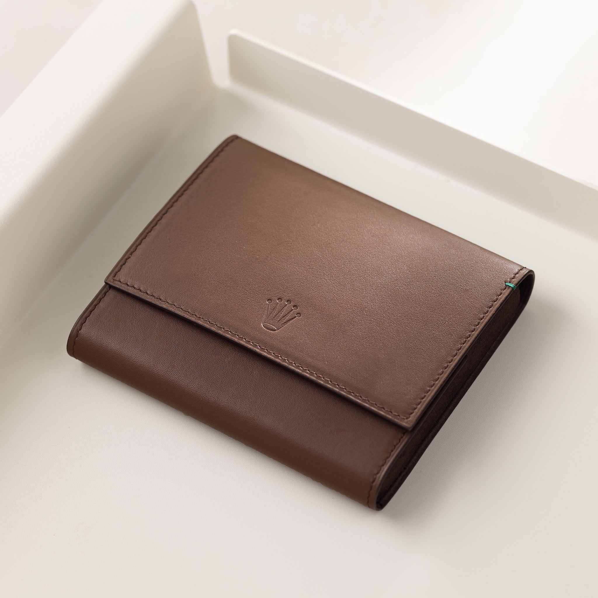 Rolex Chestnut Brown Watch Pouch