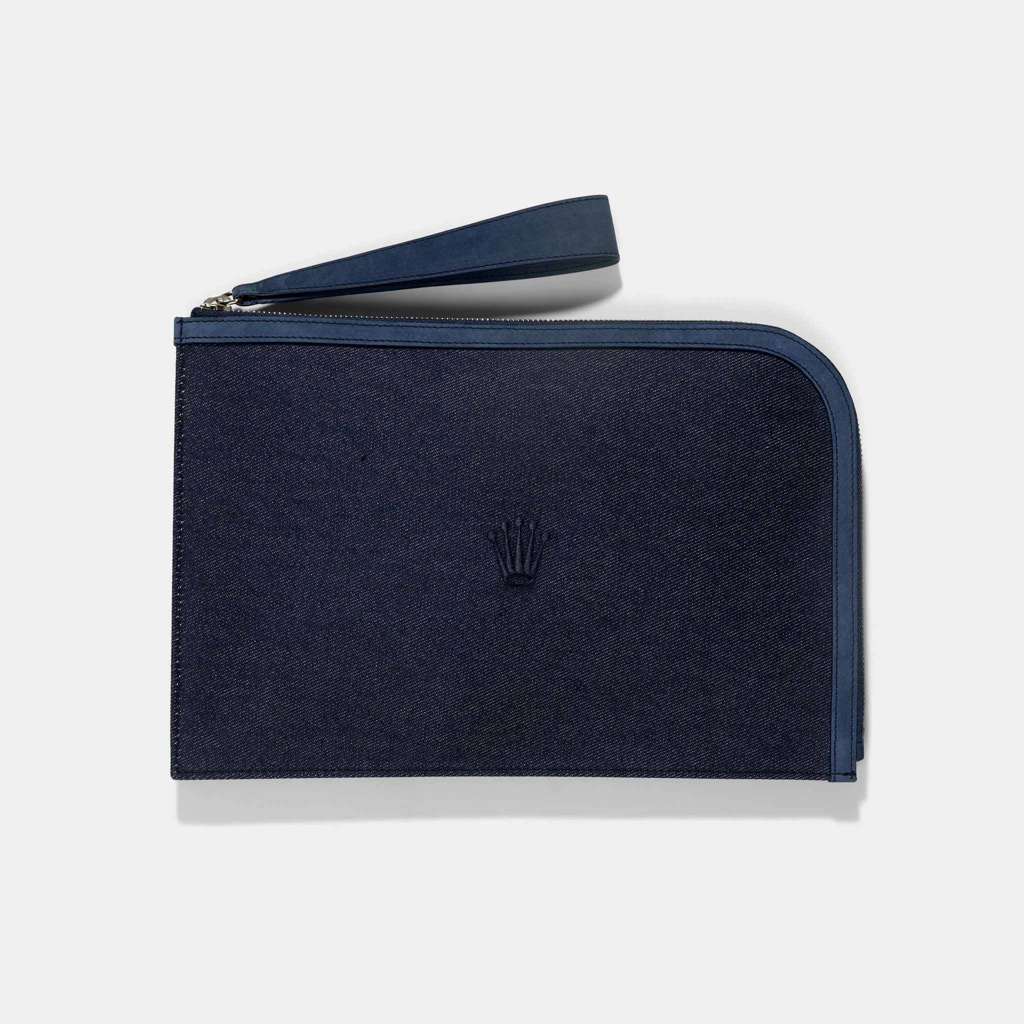 Rolex Denim Blue Clutch