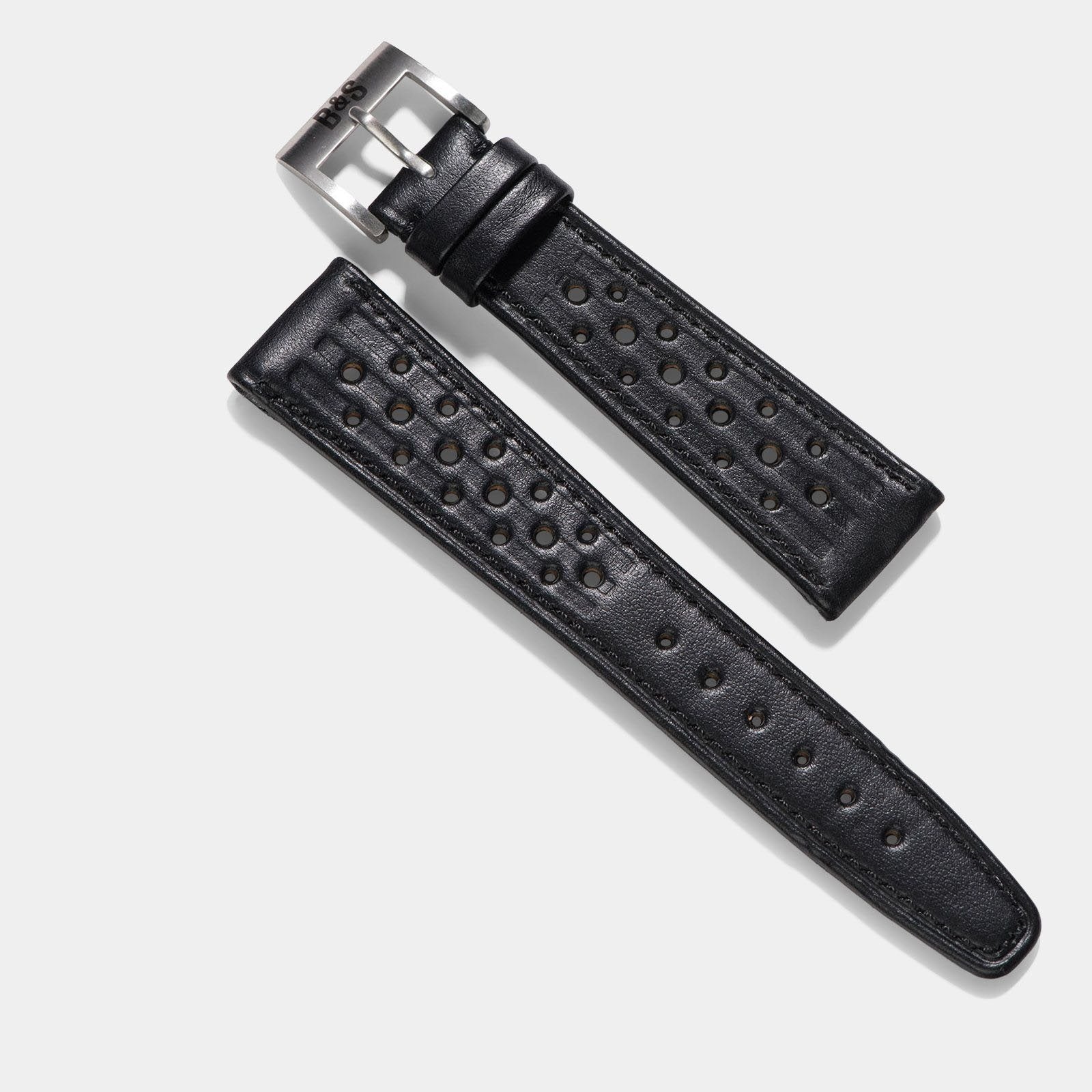 Strap for Omega Speedmaster Professional - Racing Black Speedy Leather