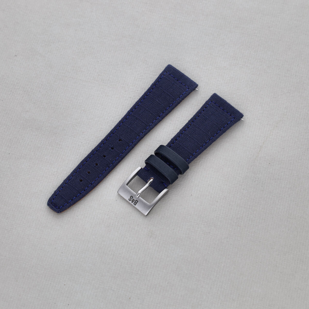 Sample Sale - The Royal Ripstop Leather Watch Strap - 20mm - Short - Quick Release System