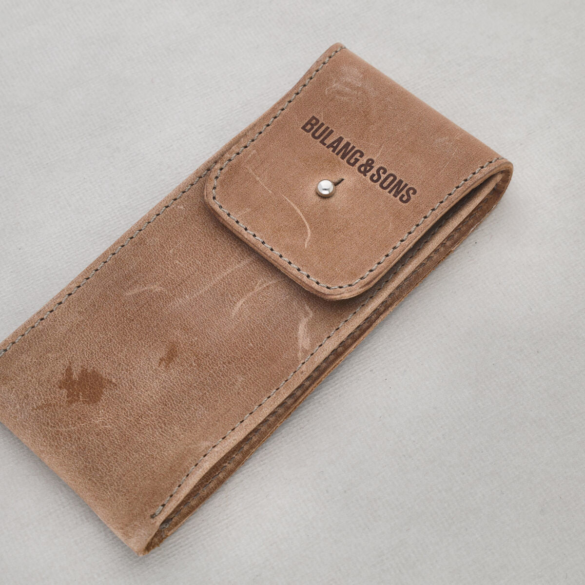 Sample Sale - Camel Brown Leather Watch Pouch