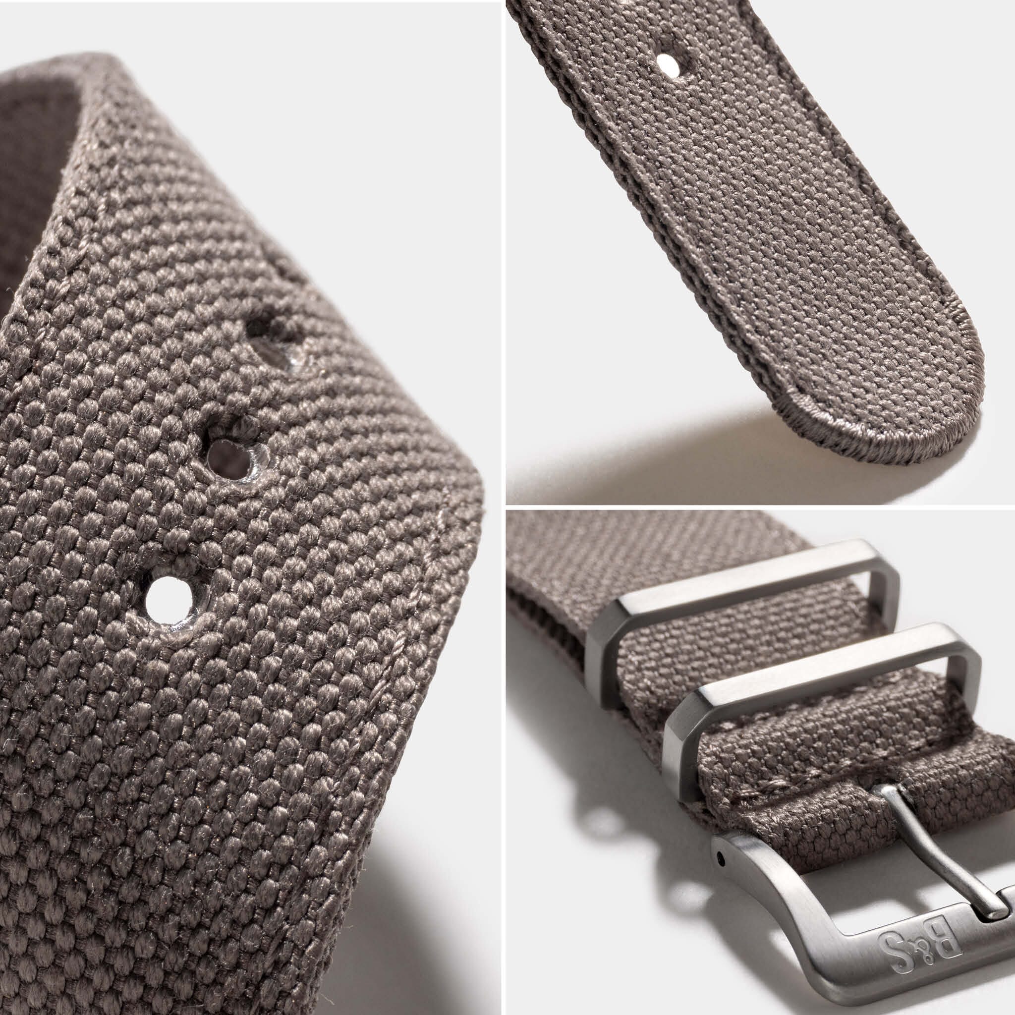 Uhrenarmband für IWC Portofino - Taupe Canvas