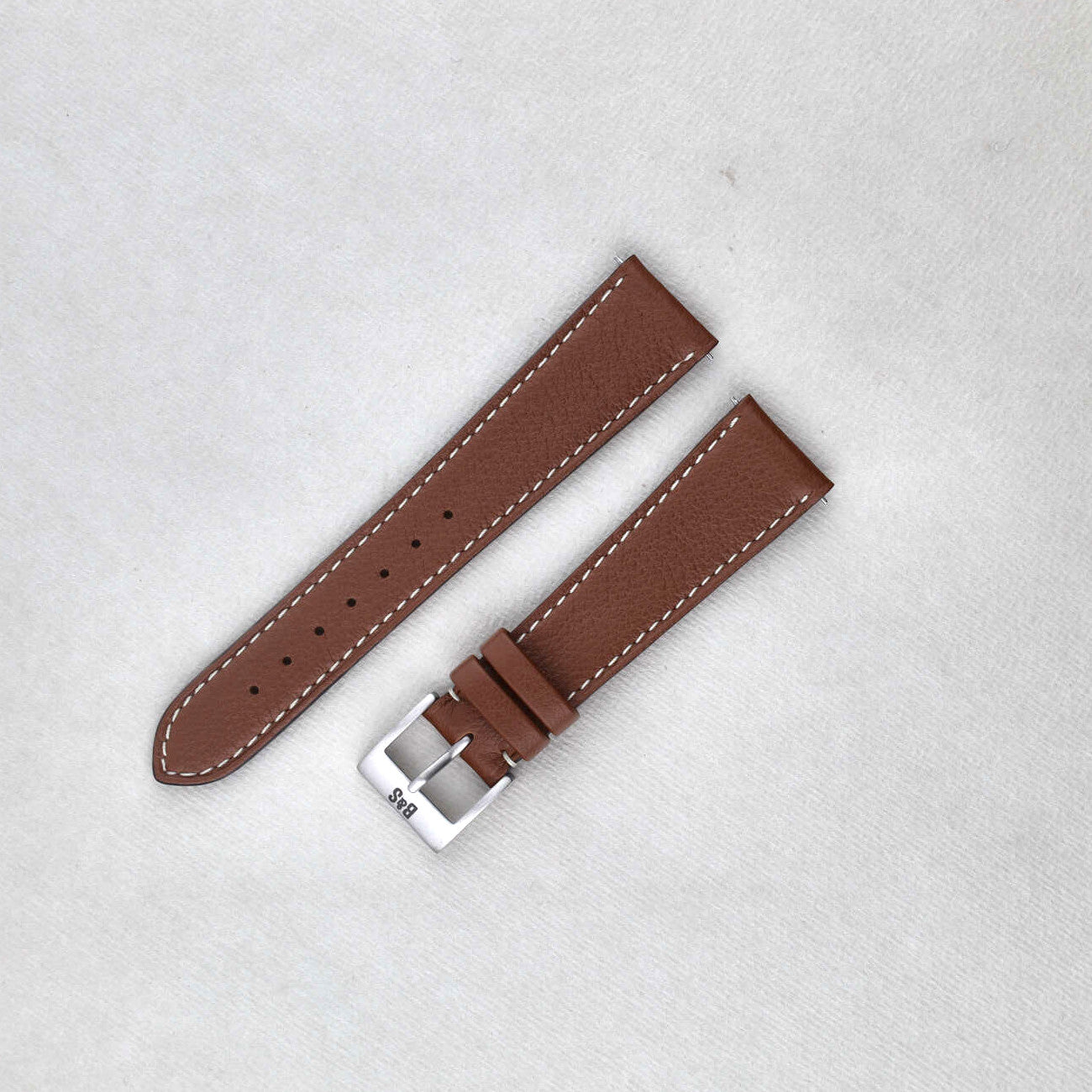 Sample Sale - Pecan Brown Leather Watch Strap - 20mm