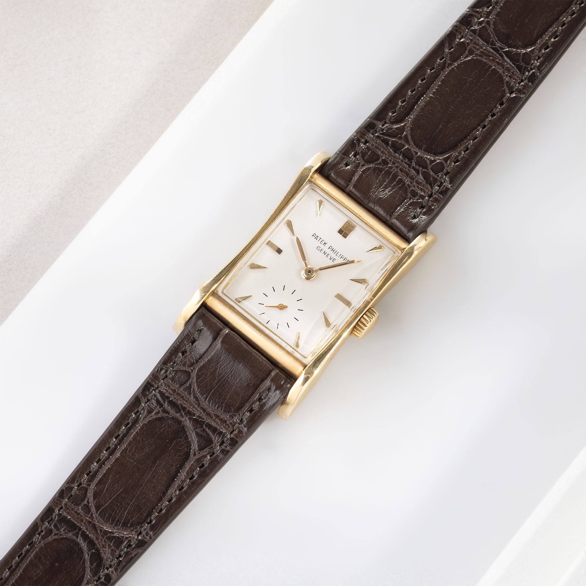 Premium Dark Chestnut Alligator Watch Strap