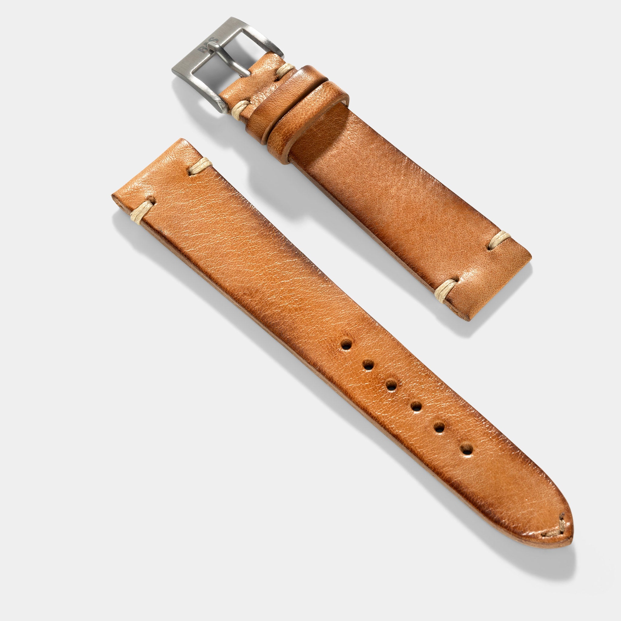 Strap for Omega Speedmaster Professional - Caramel Brown Leather