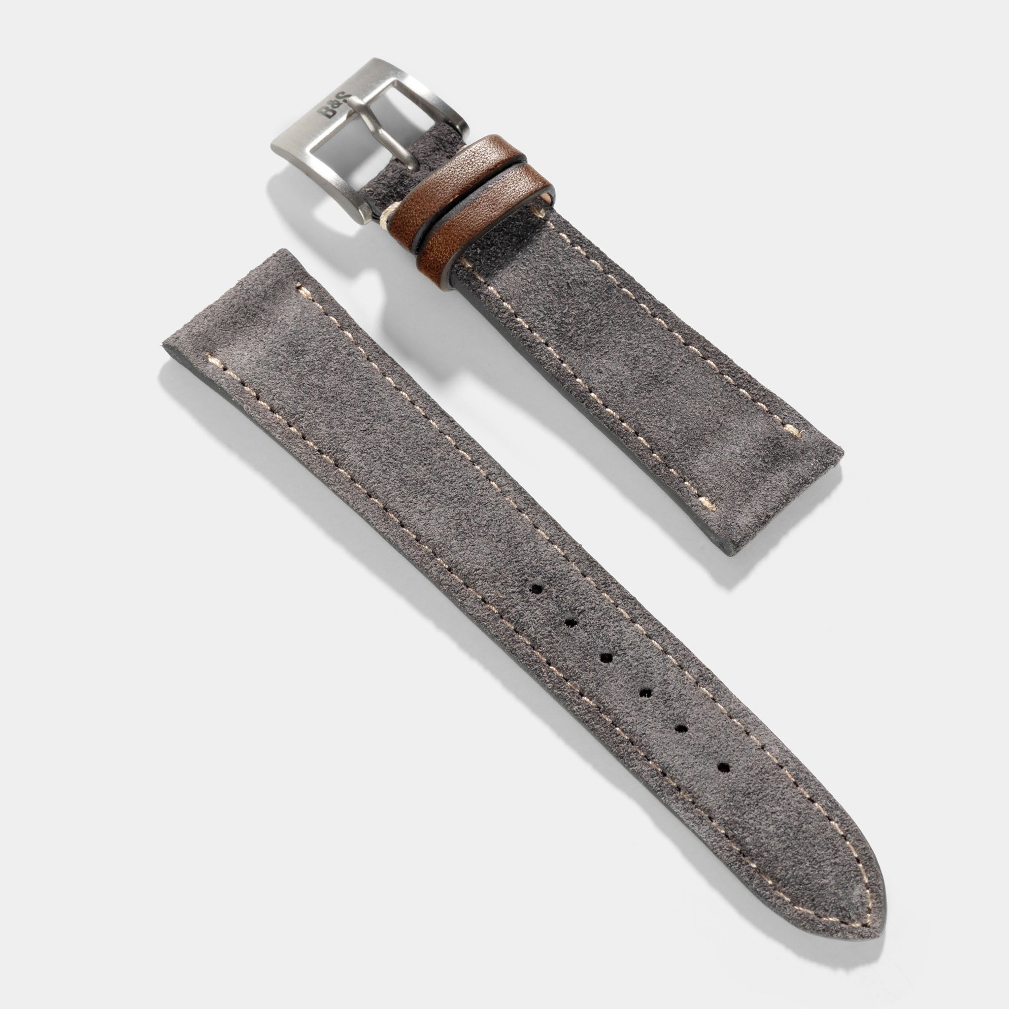 Refined Fog Wildleder Uhrenarmband