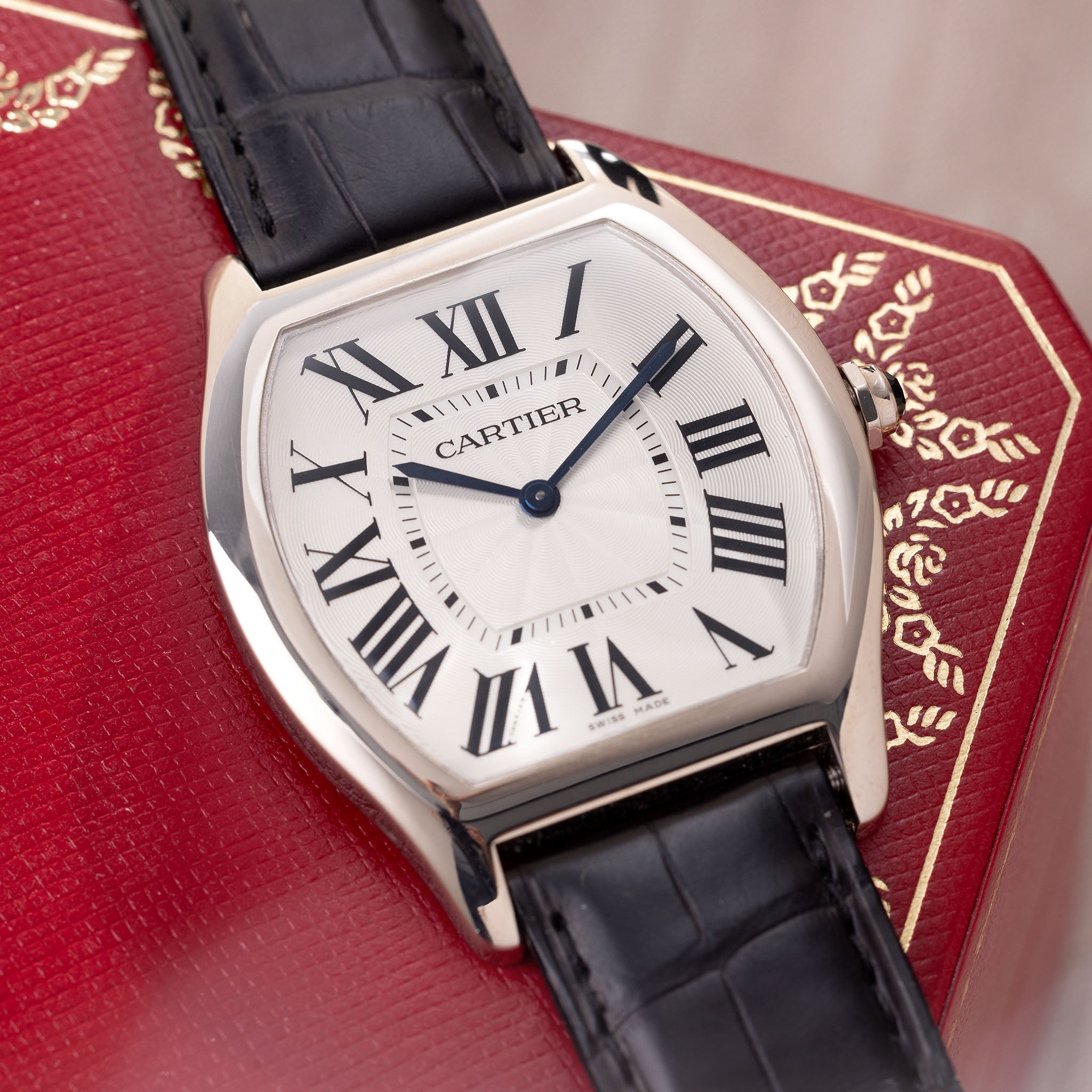 Cartier Tortue Extra-Flat Weißgold WGTO0003 Jumbo