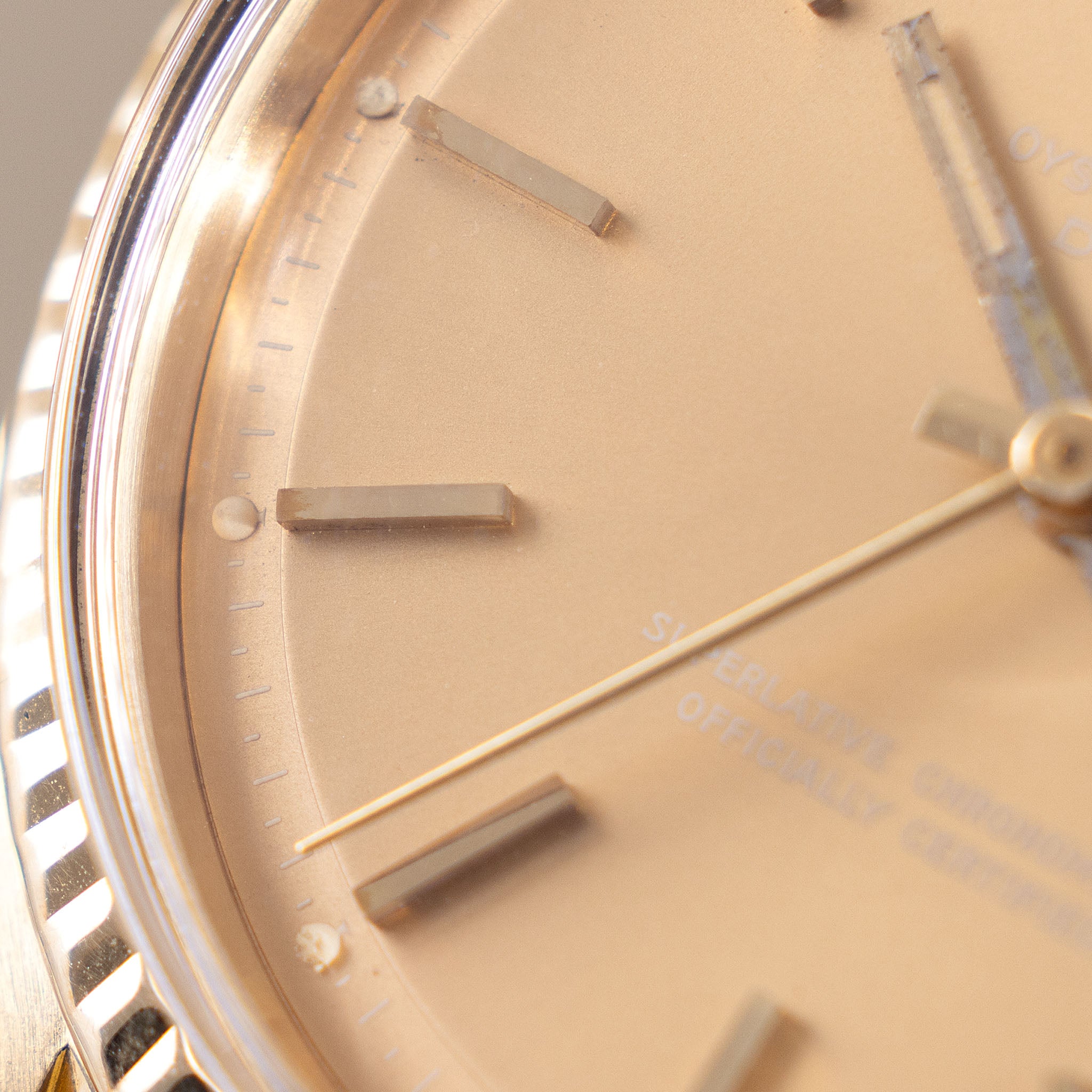 Rolex Day-Date Referenz 1803 mit Havana Zifferblatt in 18 Karat Gelbgold mit Box und Papieren