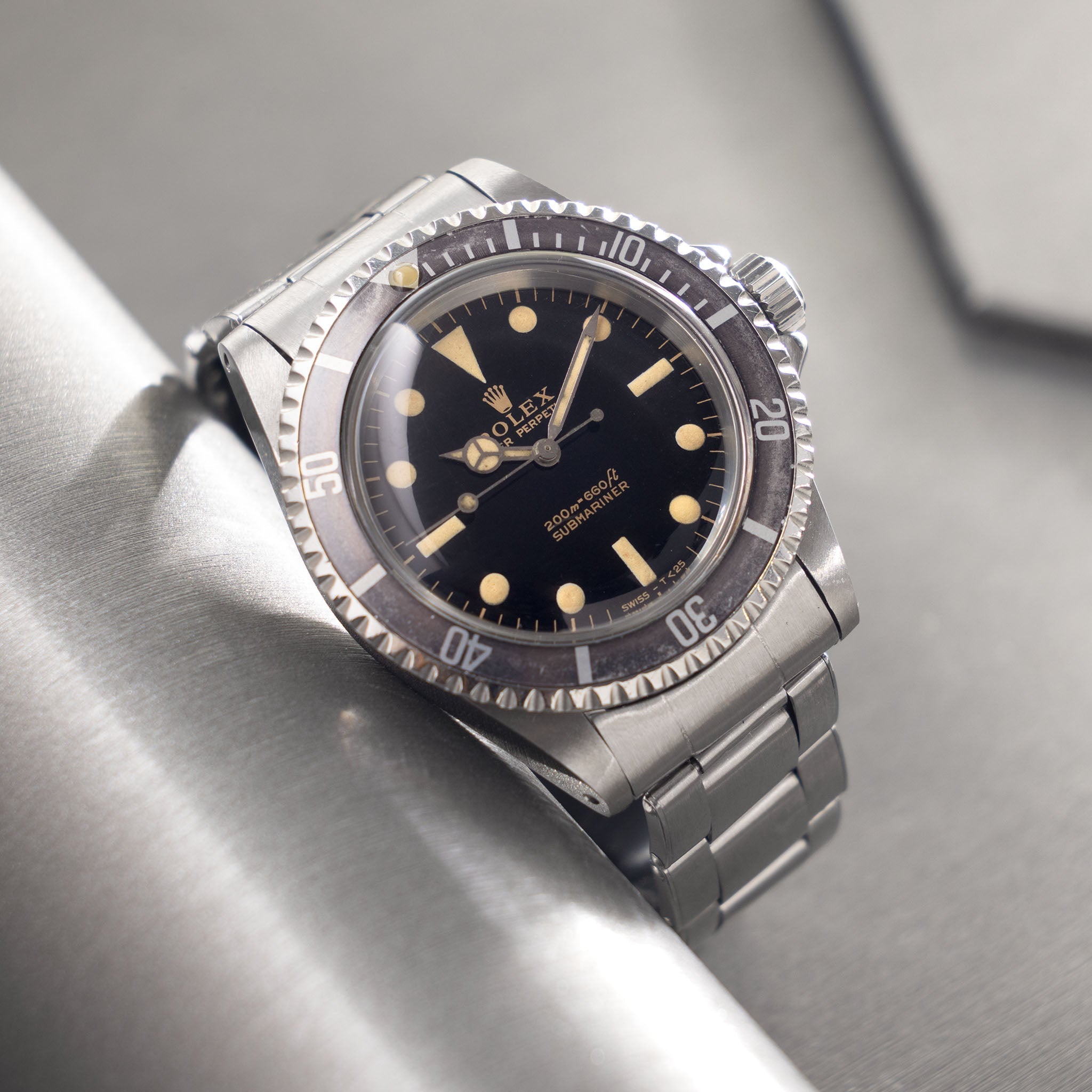 Rolex Submariner Gilt dial ref 5513 first owner provenance