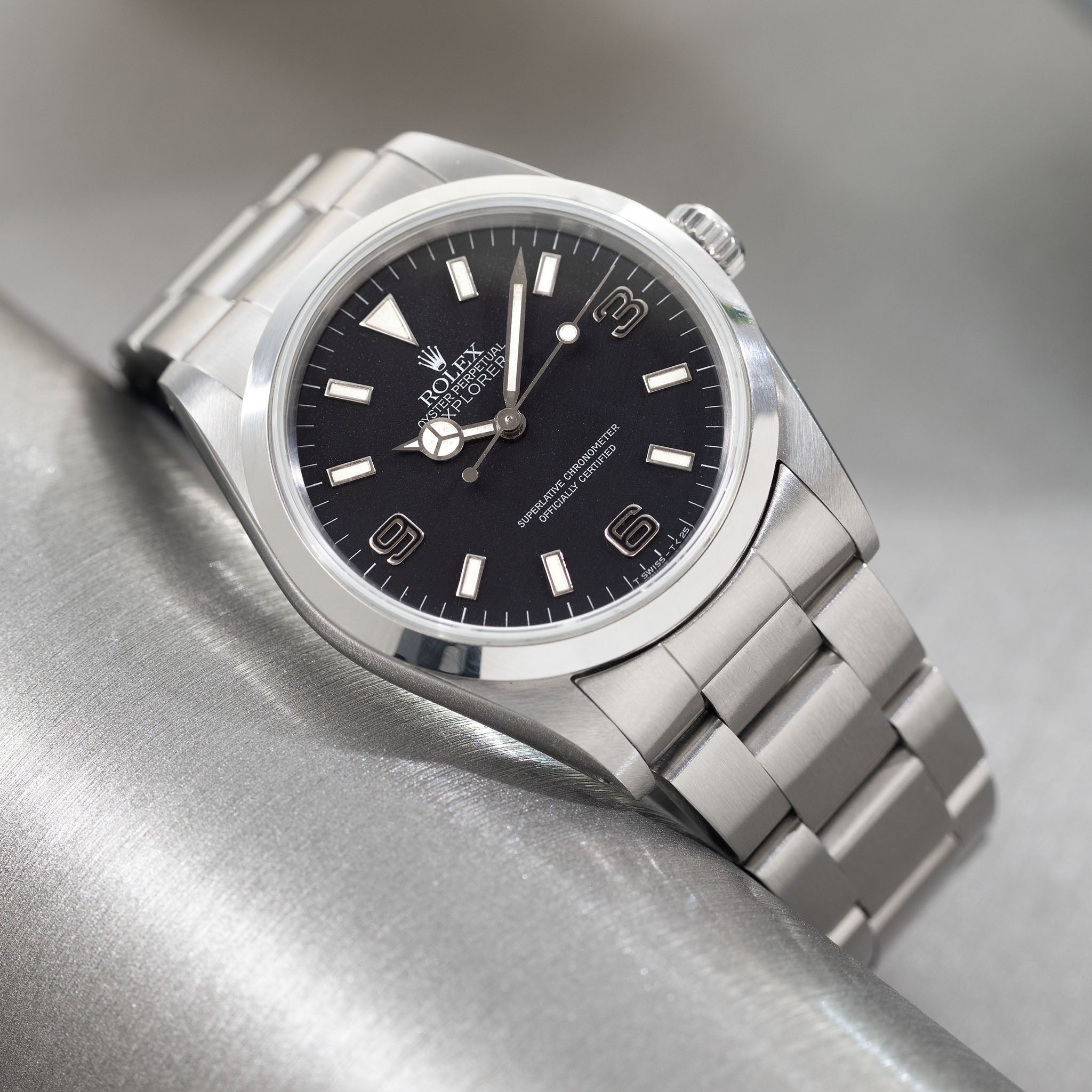 Rolex Explorer 14270 "Blackout Dial" Silver Print