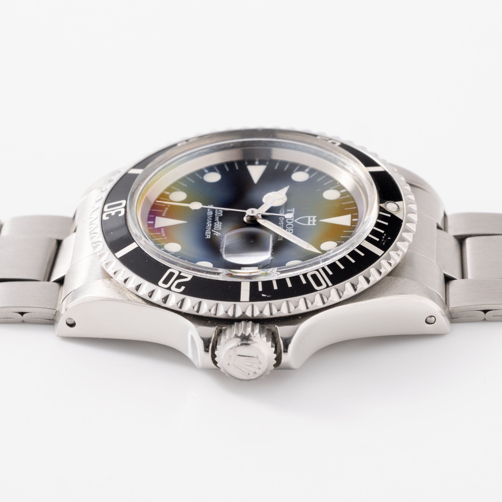 TUDOR SUBMARINER DATE 79090 Schwarzes Zifferblatt