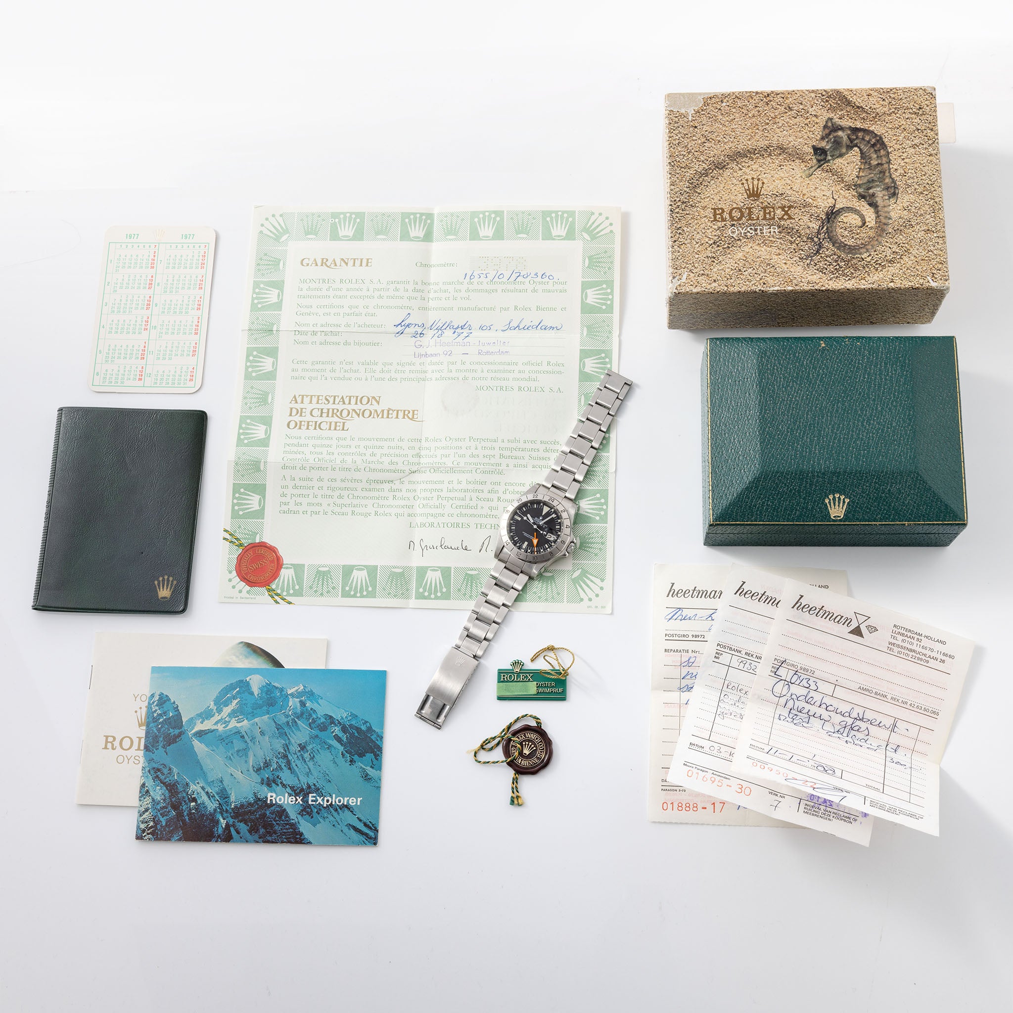 Rolex Explorer II 1655 MK2 Frogfoot Box und Papiere set