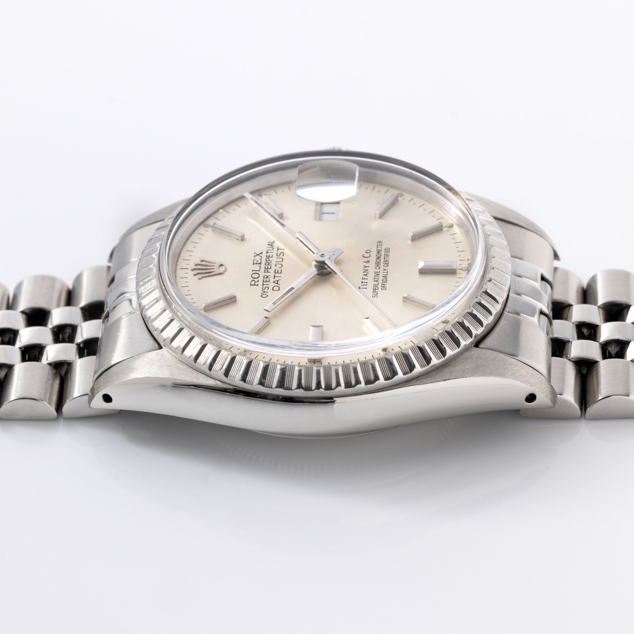 Rolex Datejust 16220 Tiffany & Co Zifferblatt