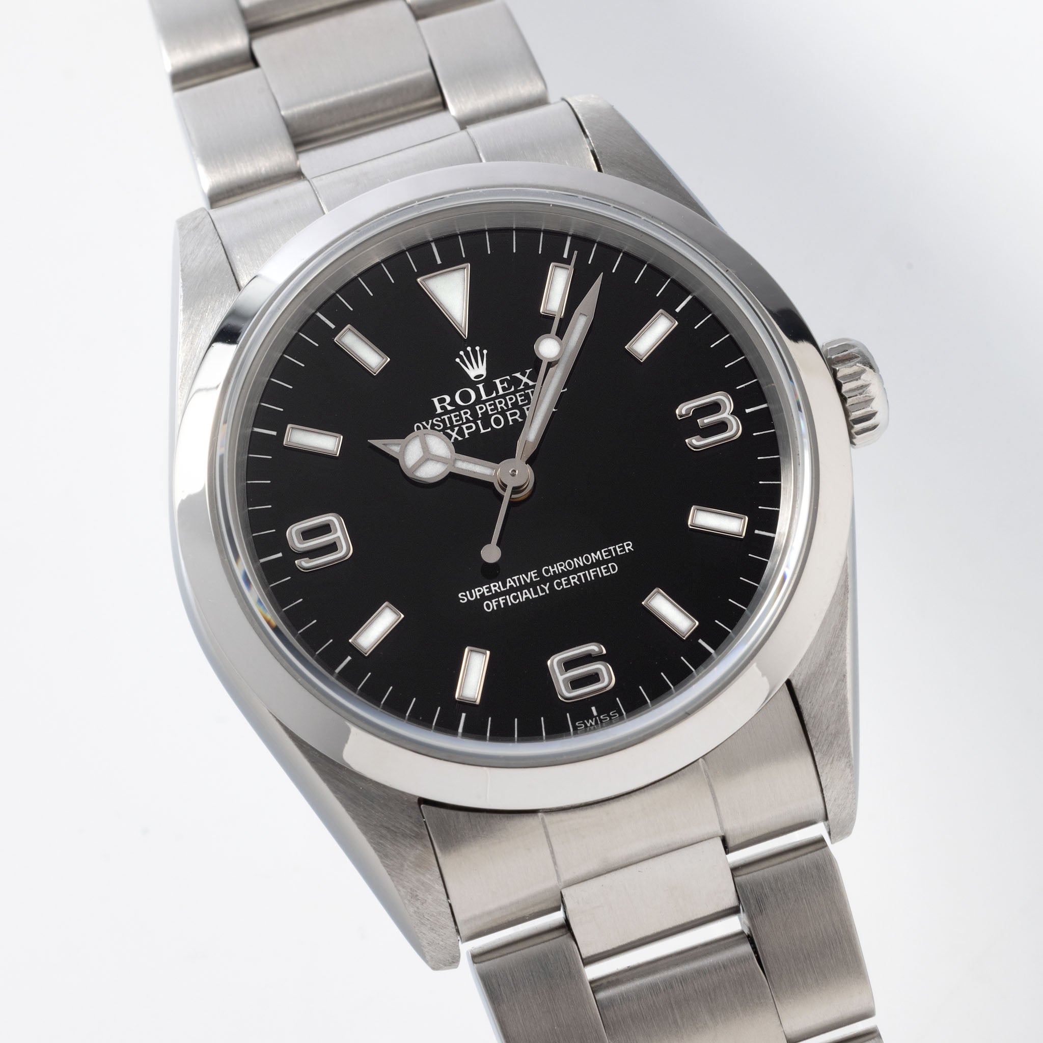 Rolex Explorer 14270 Swiss Only Zifferblatt