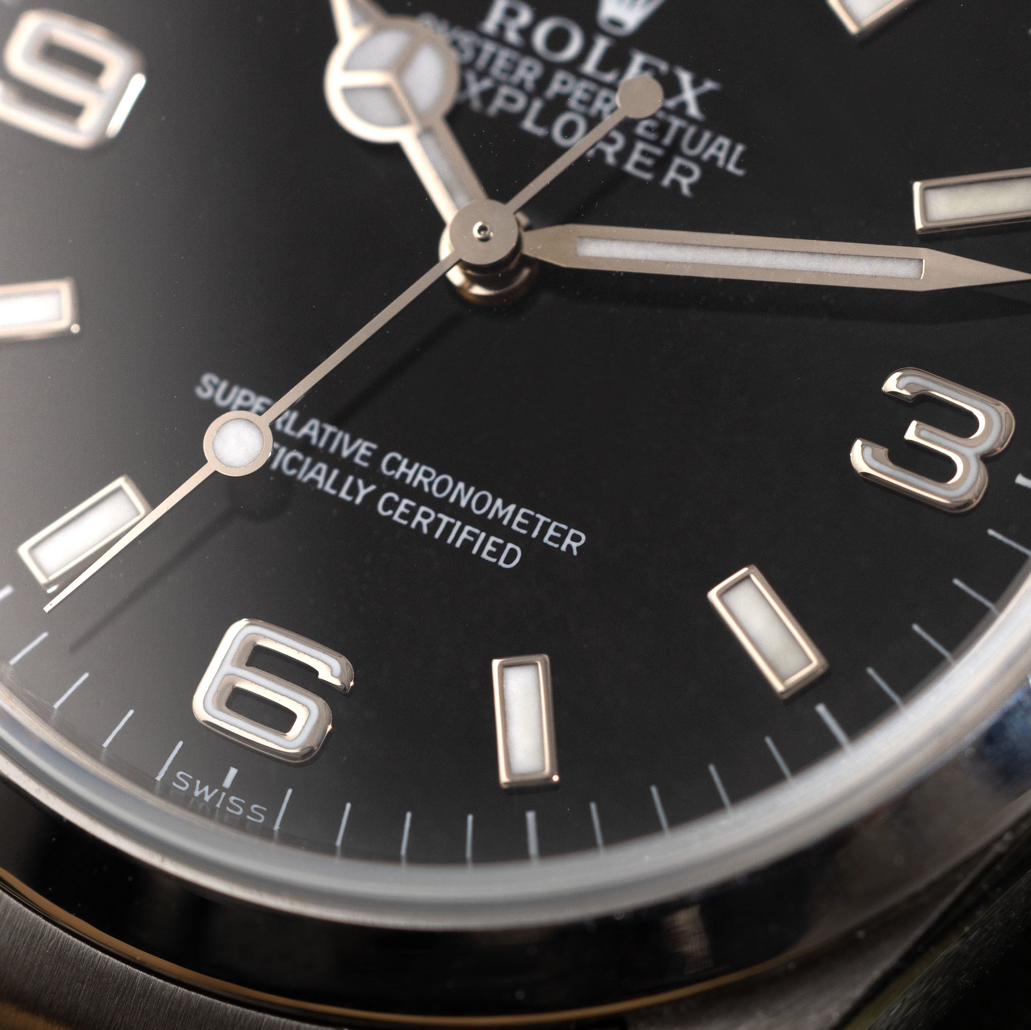 Rolex Explorer 14270 Swiss Only Zifferblatt