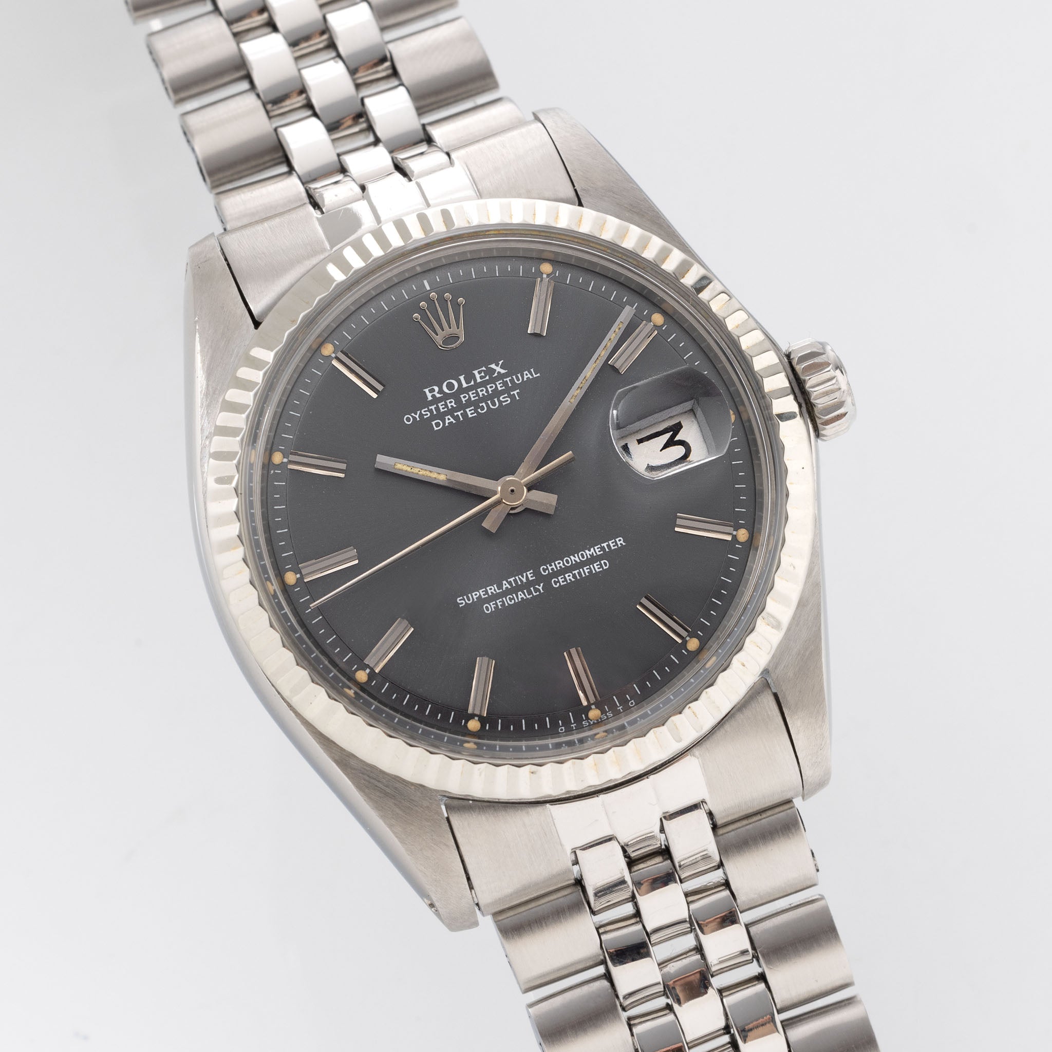 Rolex Datejust 1601 grey sigma dial