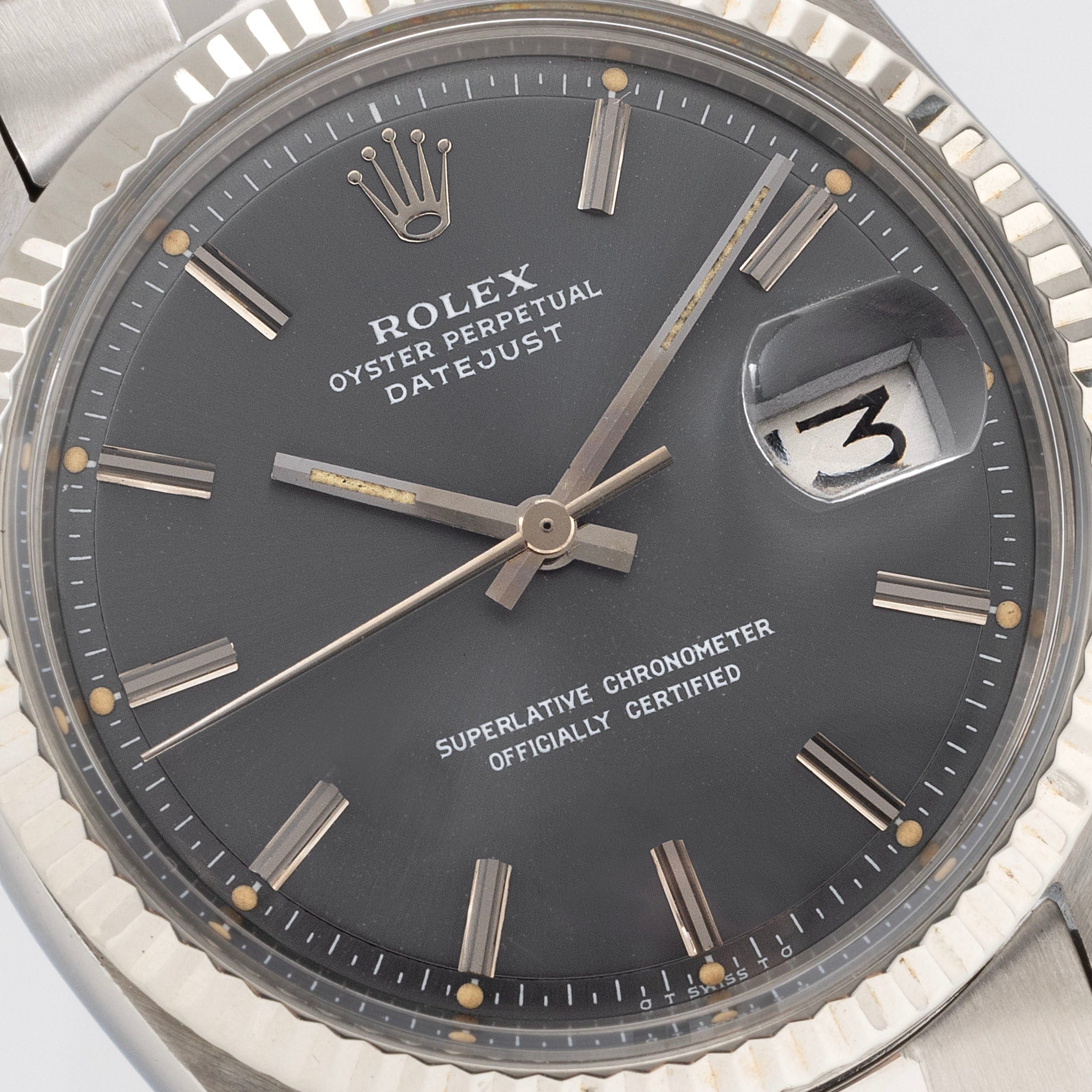 Rolex Datejust 1601 grey sigma dial