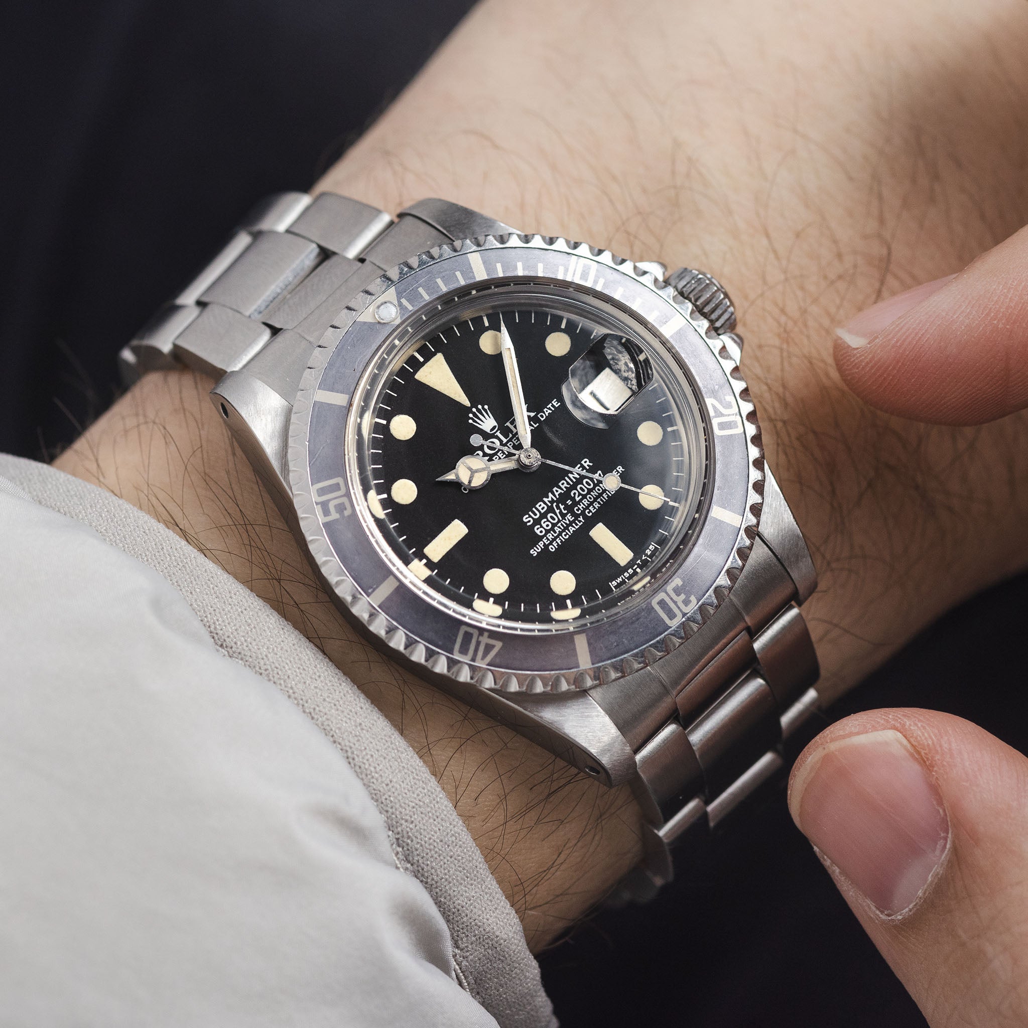 Rolex Submariner 1680 MK1 Maxi Mit Ghost Lünette