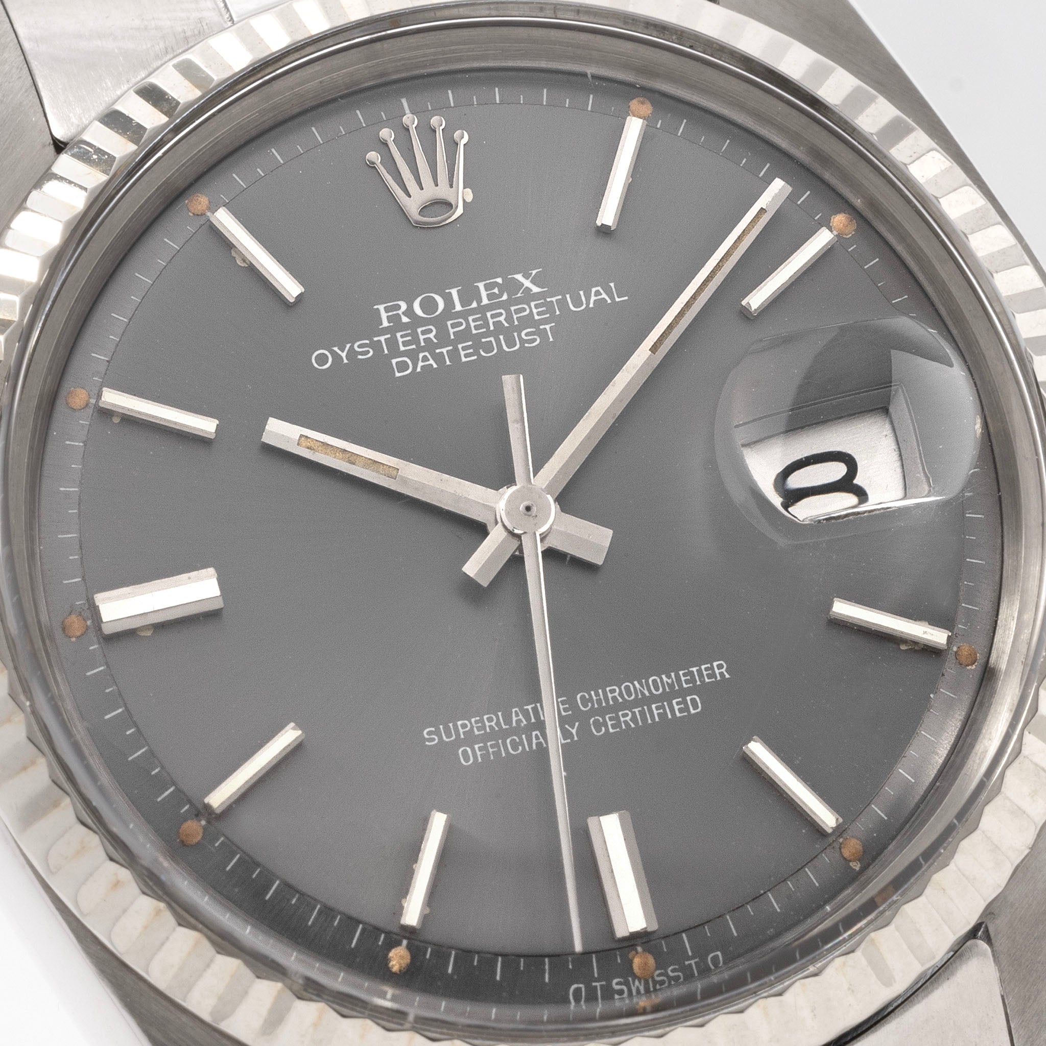 Rolex Datejust 1601 graues Sigma-Zifferblatt