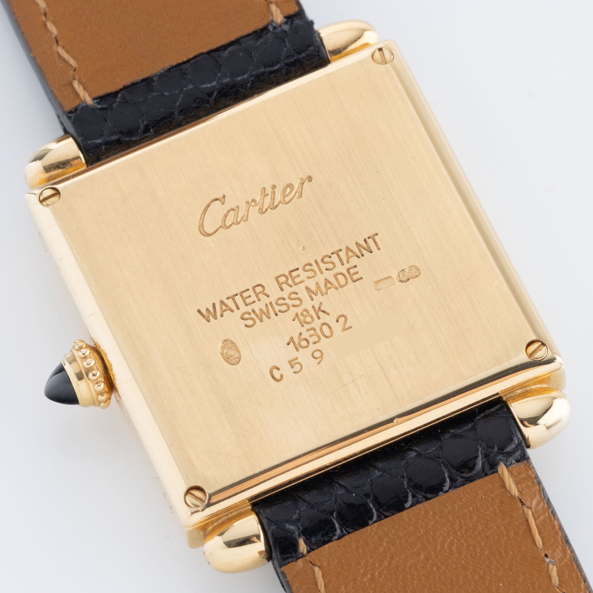 Cartier Tank Obus 1630 18 Karat Gelbgold