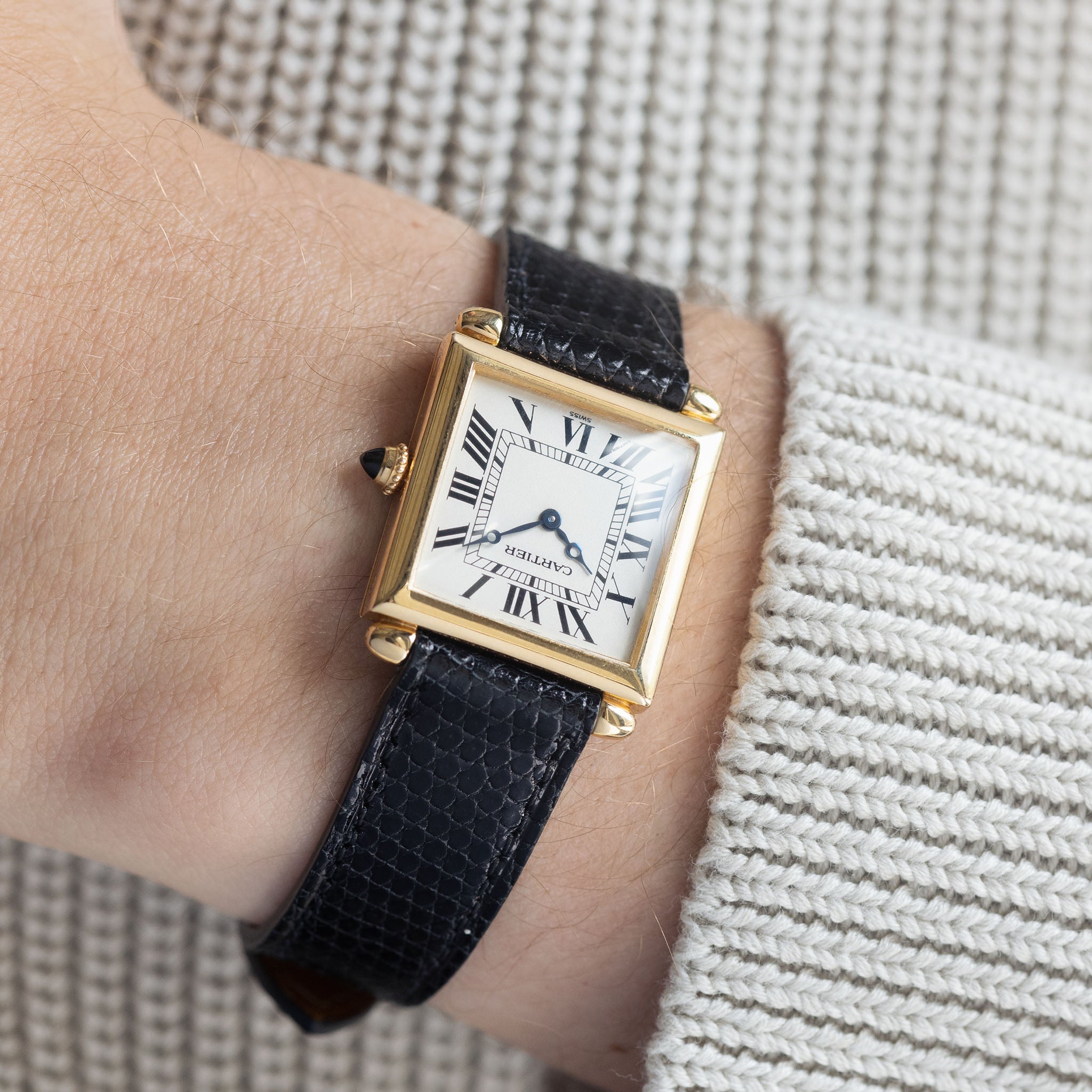 Cartier Tank Obus 1630 18 Karat Gelbgold