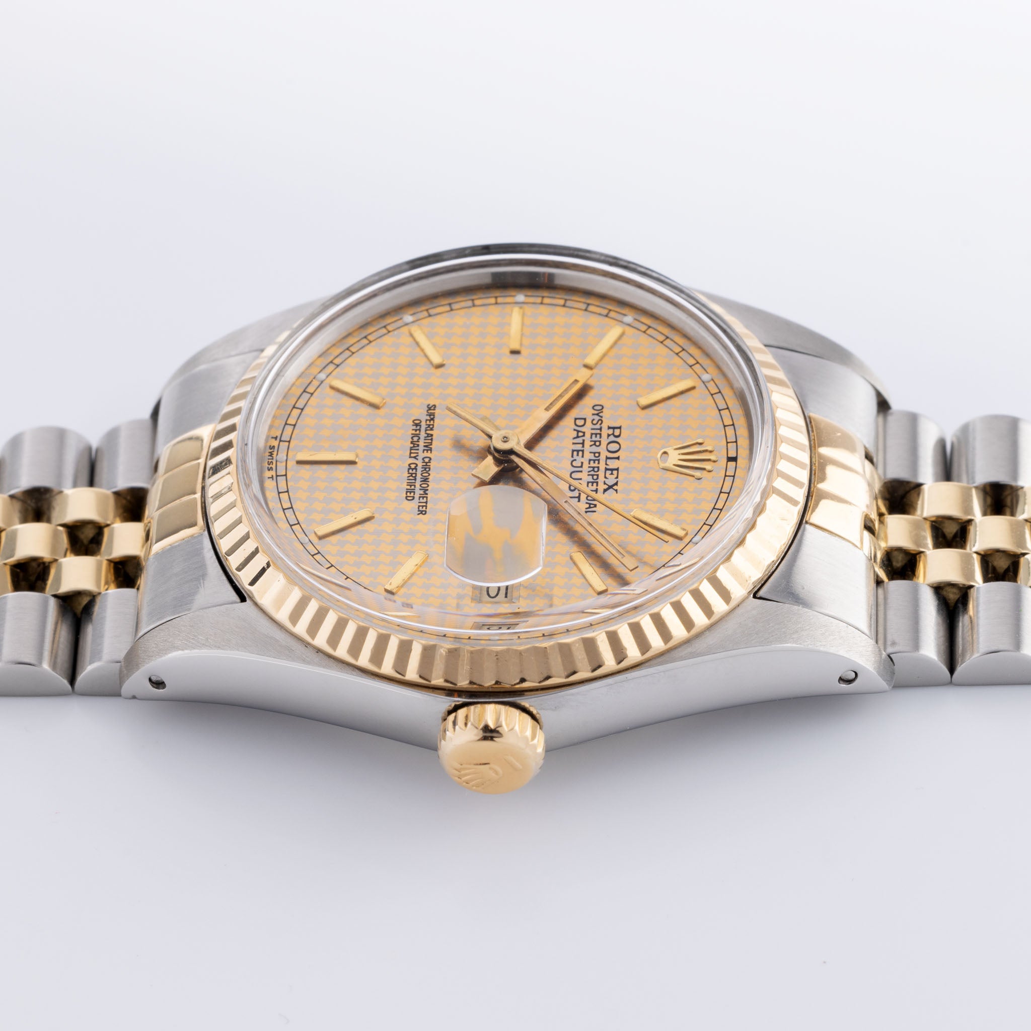 Rolex Datejust 16013 Houndstooth Zifferblatt