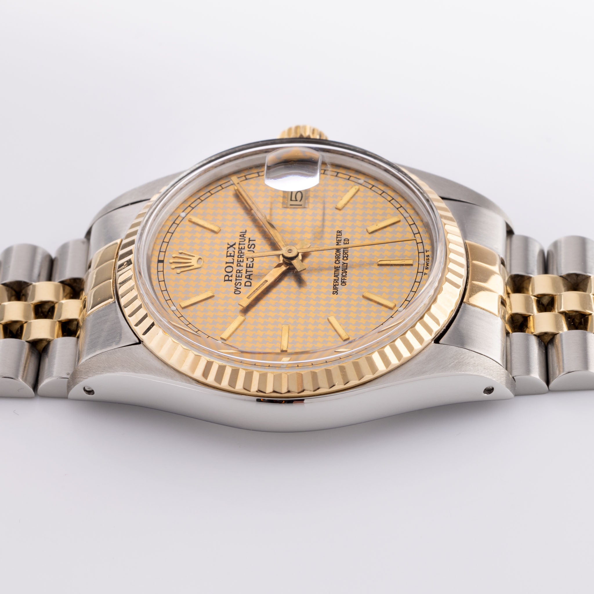 Rolex Datejust 16013 Houndstooth Zifferblatt