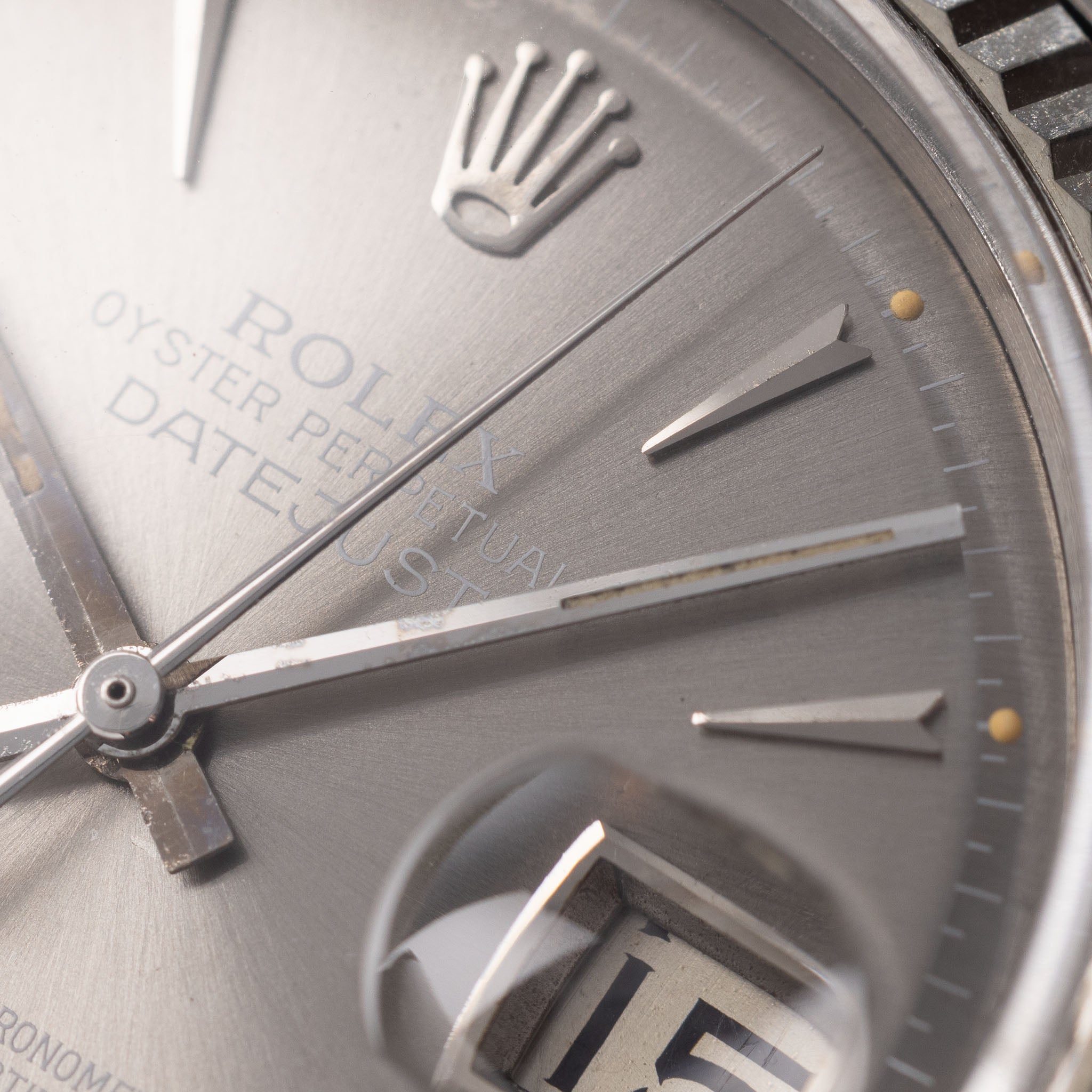 Rolex Datejust 1601 seltene graues "Arrowhead" Zifferblatt