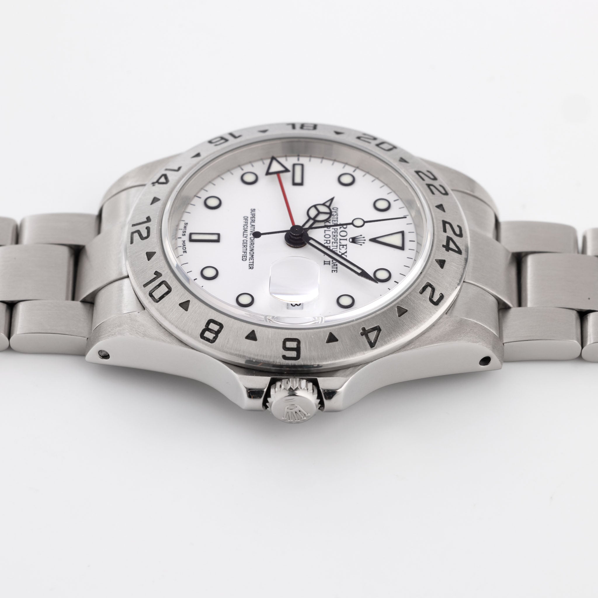 Rolex Explorer 2 Referenz 16570 Polar Zifferblatt