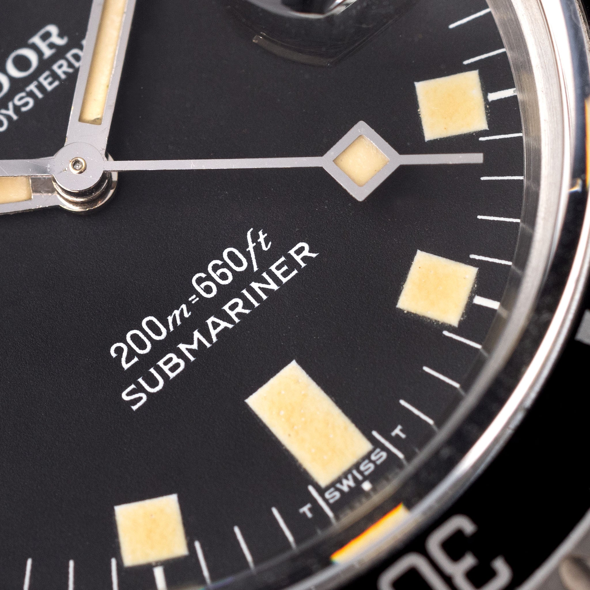 Tudor Snowflake Referenz 9411/0 Mit Schwarzem Zifferblatt