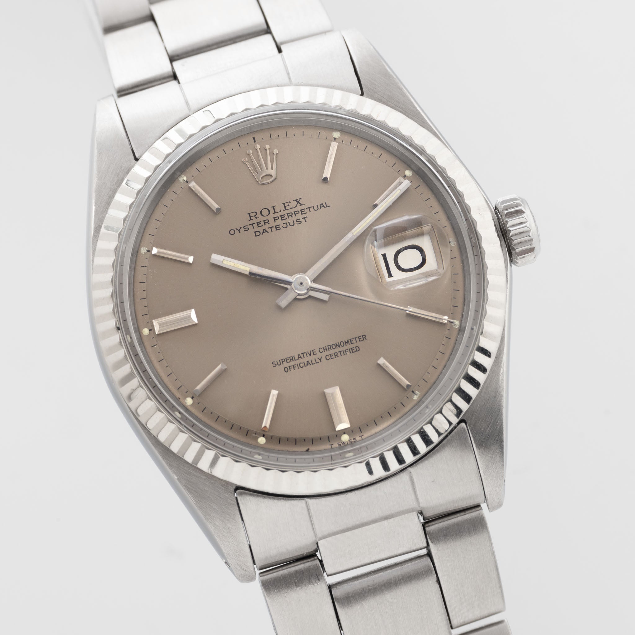 Rolex Datejust Referenz 1601 Mit Taupe Zifferblatt