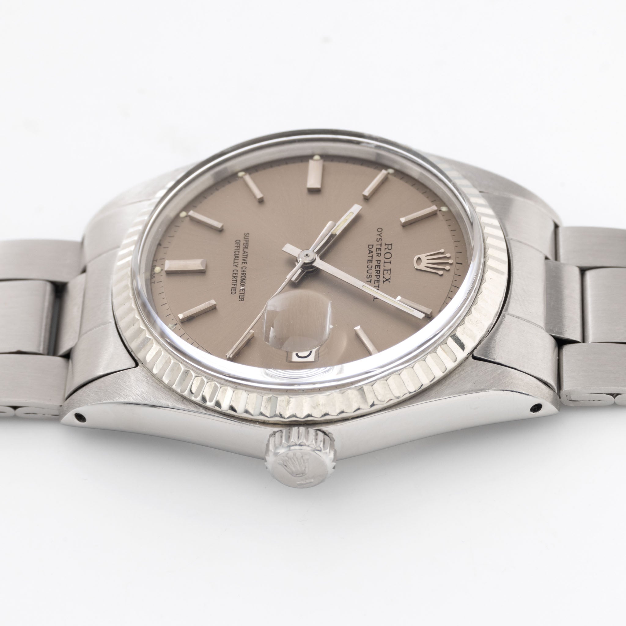 Rolex Datejust Referenz 1601 Mit Taupe Zifferblatt