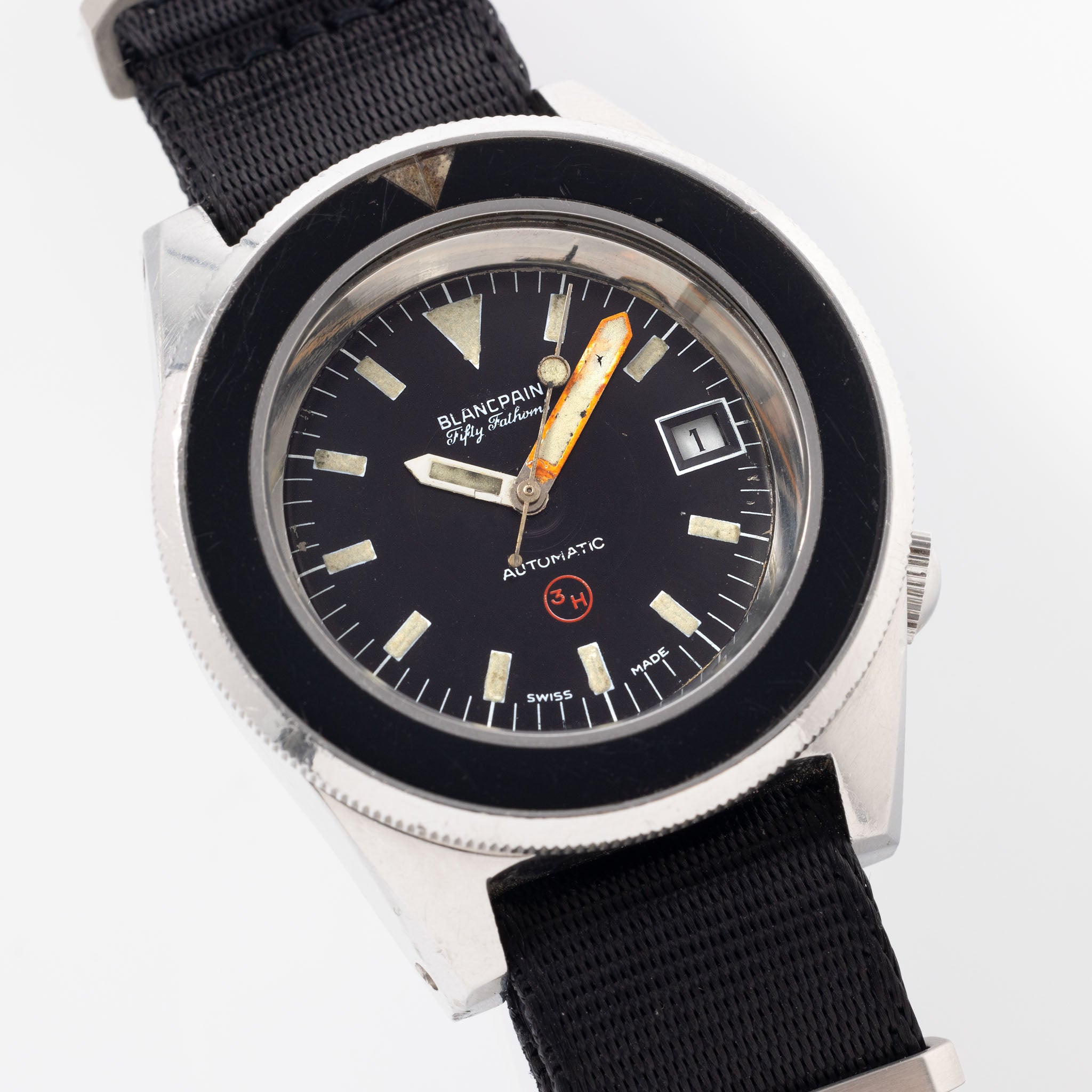 Blancpain Fifty Fathoms seltene 70er Jahre Bundeswehr Kampfschwimmer