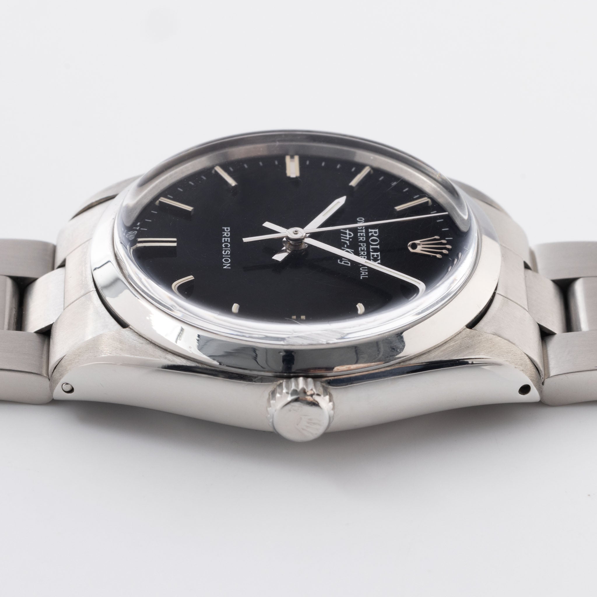 Rolex Air-King 5500 schwarzes Glosszifferblatt